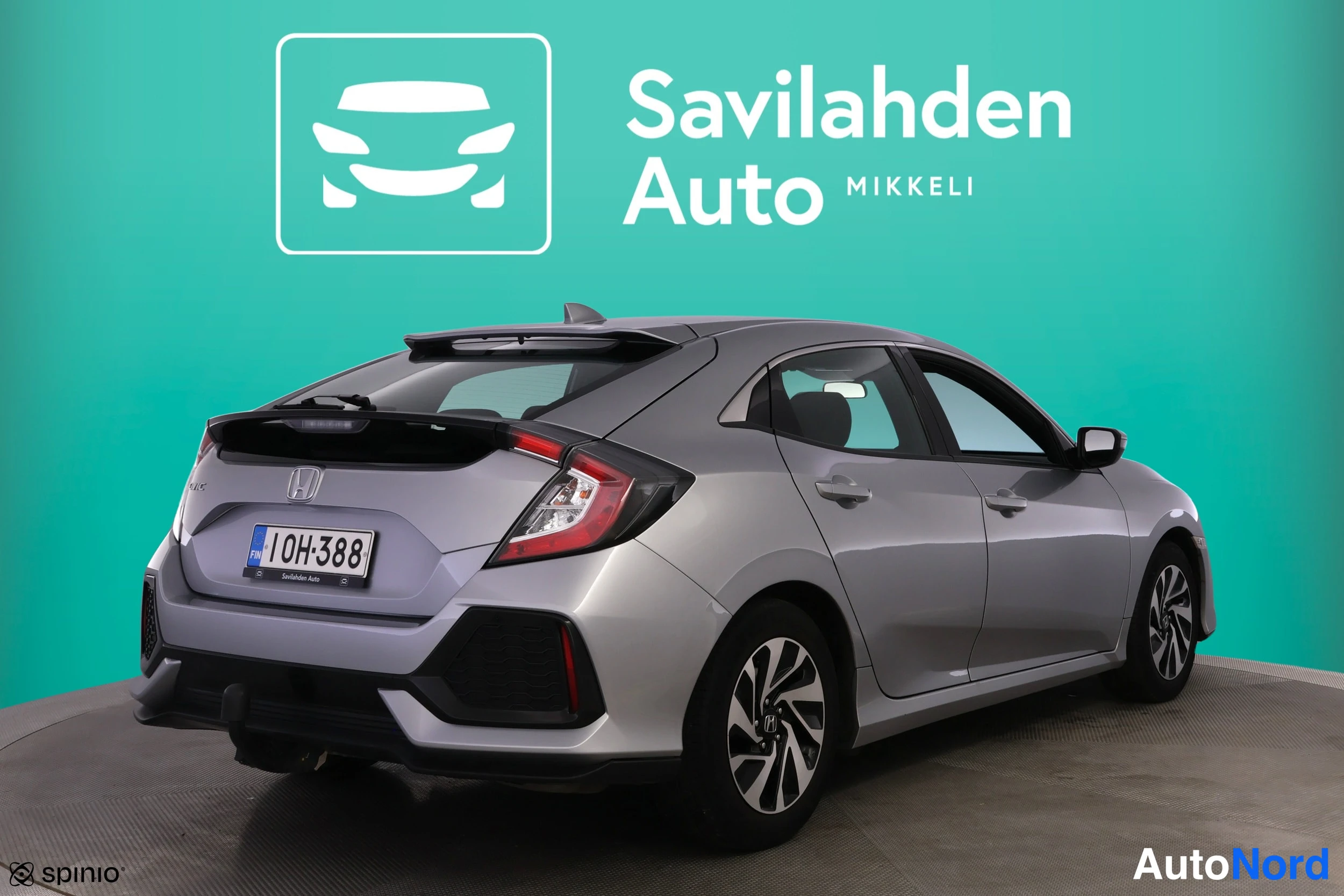 Hopea Honda Civic 2018, takaviisto, kuva 12
