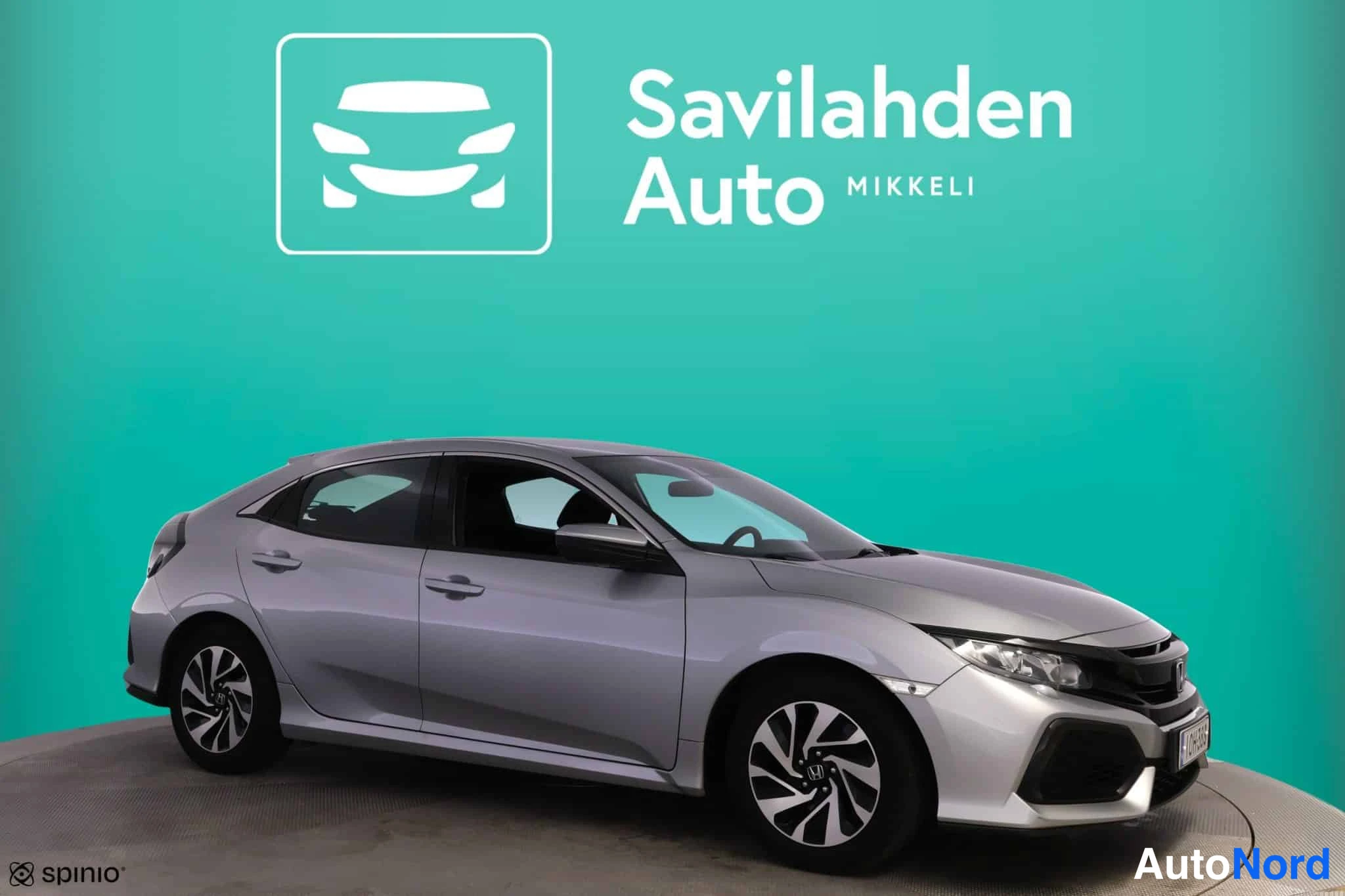 Hopea Honda Civic 2018, etuviisto, keula oikealle, kuva 3