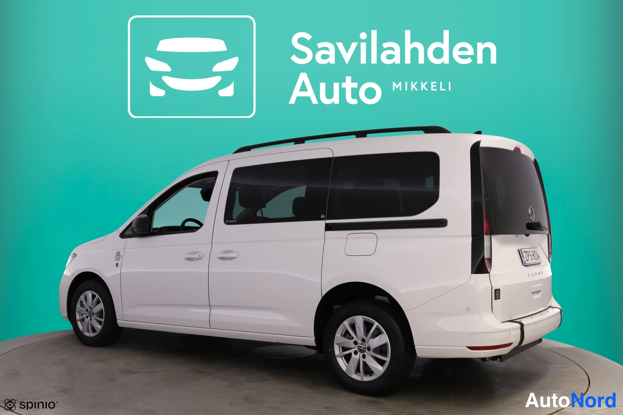 Valkoinen Volkswagen Caddy 2026, takaviisto, kuva 8