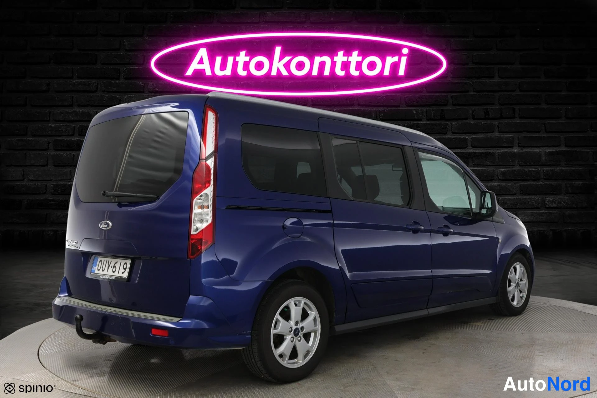 Sininen Ford Tourneo Connect 2016, takaviisto, kuva 5