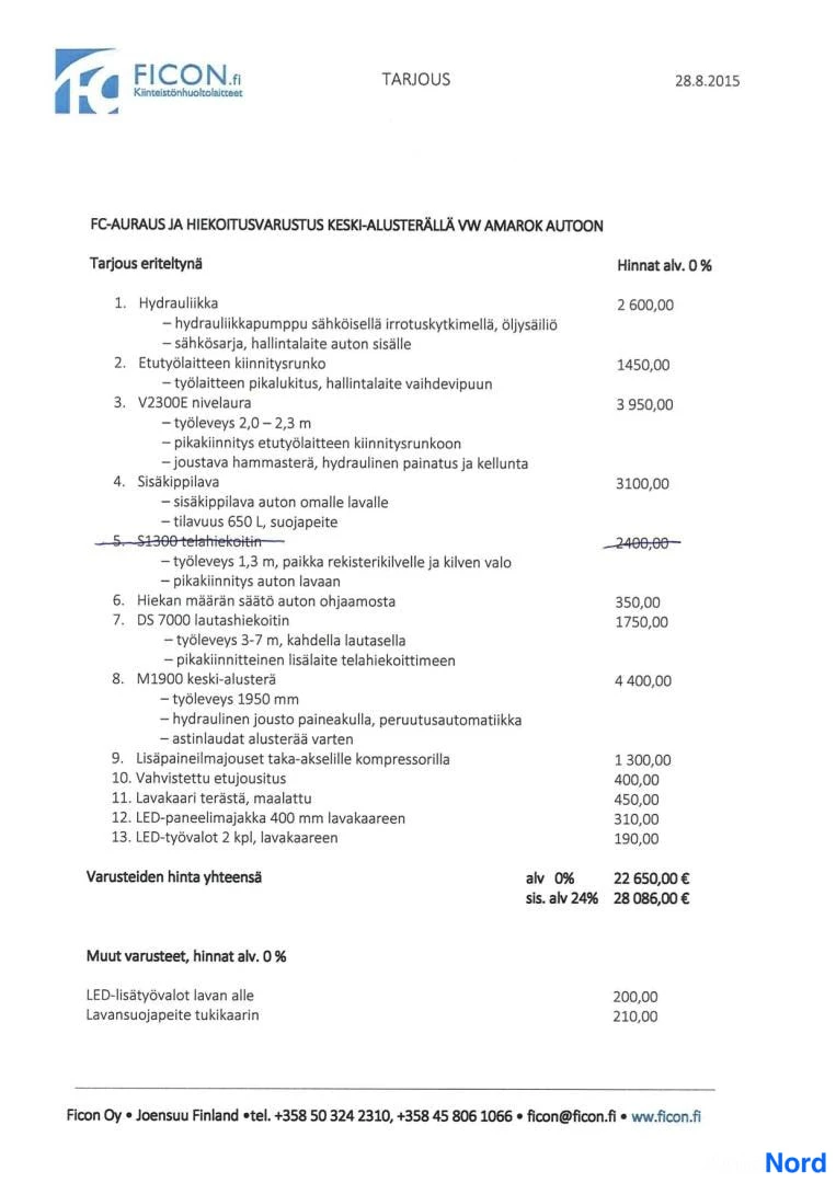 Valkoinen Volkswagen Amarok 2015, asiakirja, kuva 8