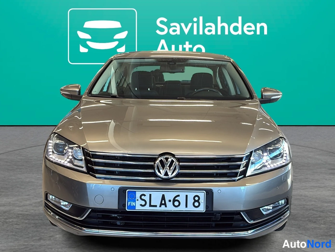 Ruskea Volkswagen Passat 2012, edestä, kuva 2