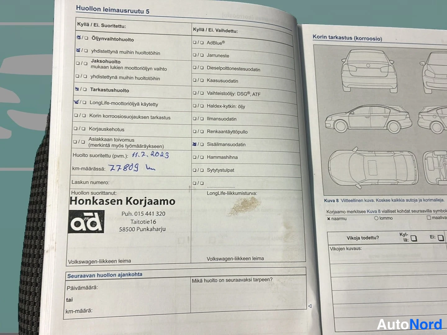 Ruskea Volkswagen Passat 2012, asiakirja, kuva 19