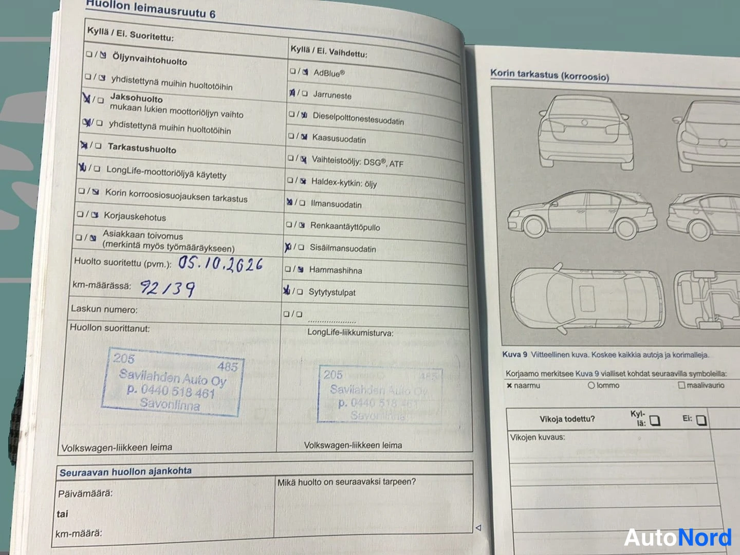 Ruskea Volkswagen Passat 2012, asiakirja, kuva 20