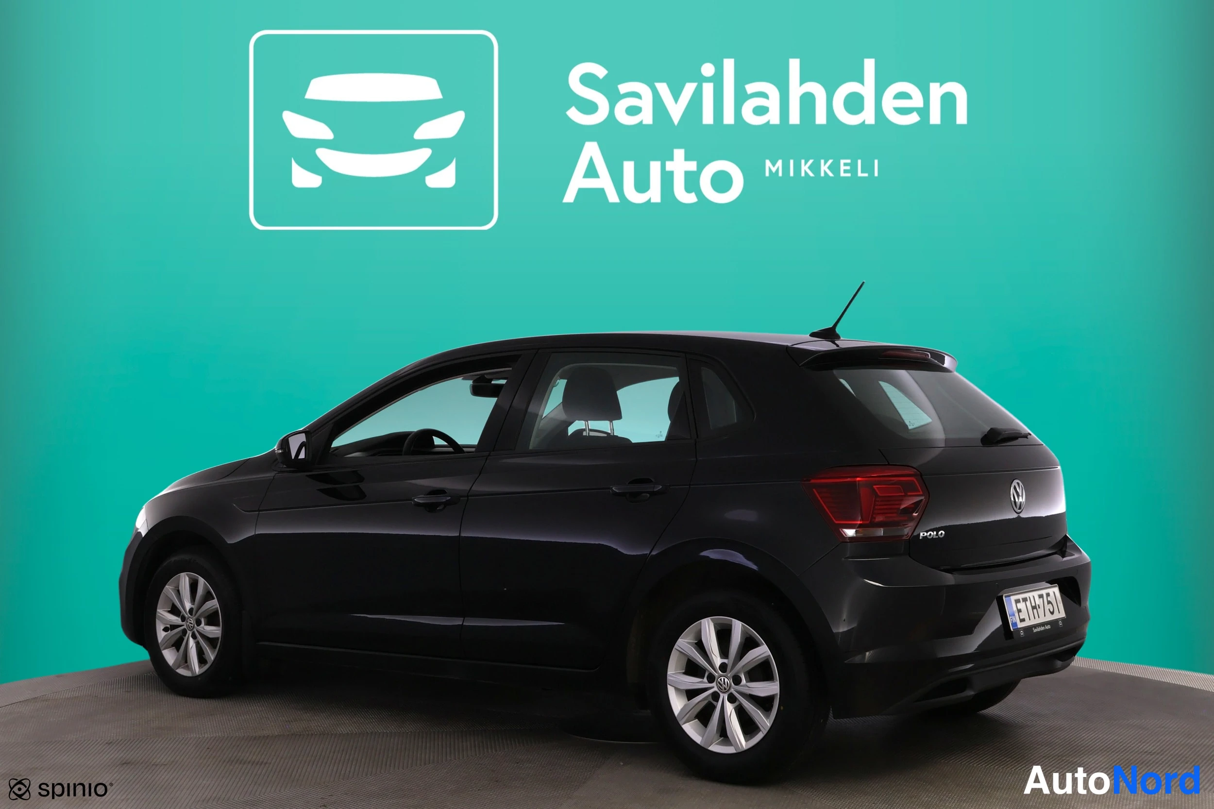 Musta Volkswagen Polo 2020, takaviisto, kuva 7