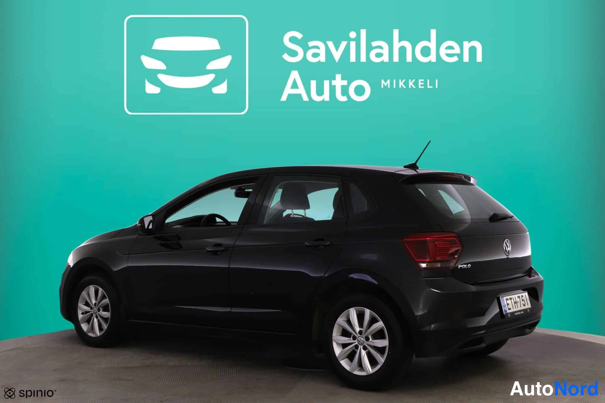 Musta Volkswagen Polo 2020, takaviisto, kuva 8