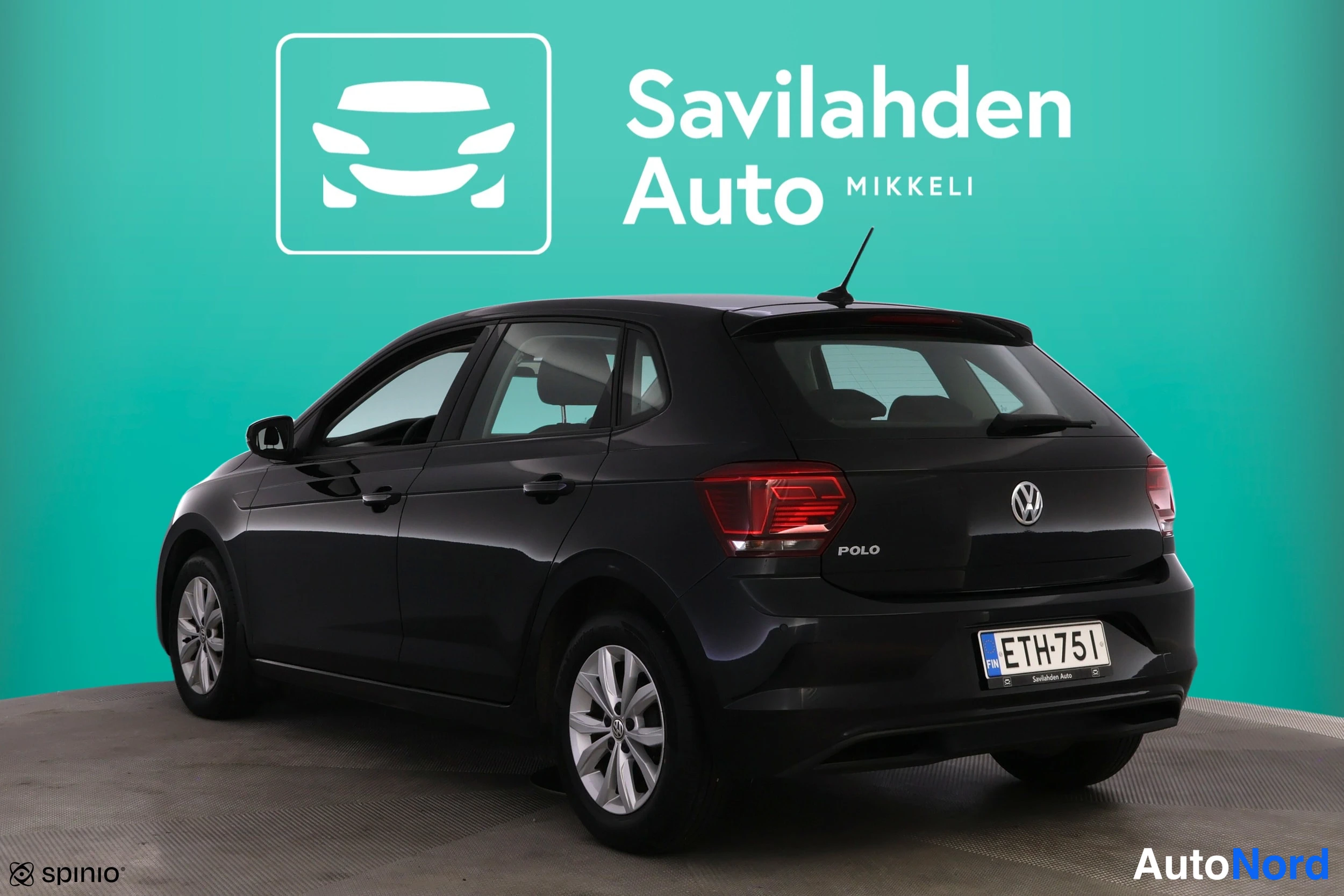 Musta Volkswagen Polo 2020, takaviisto, kuva 9