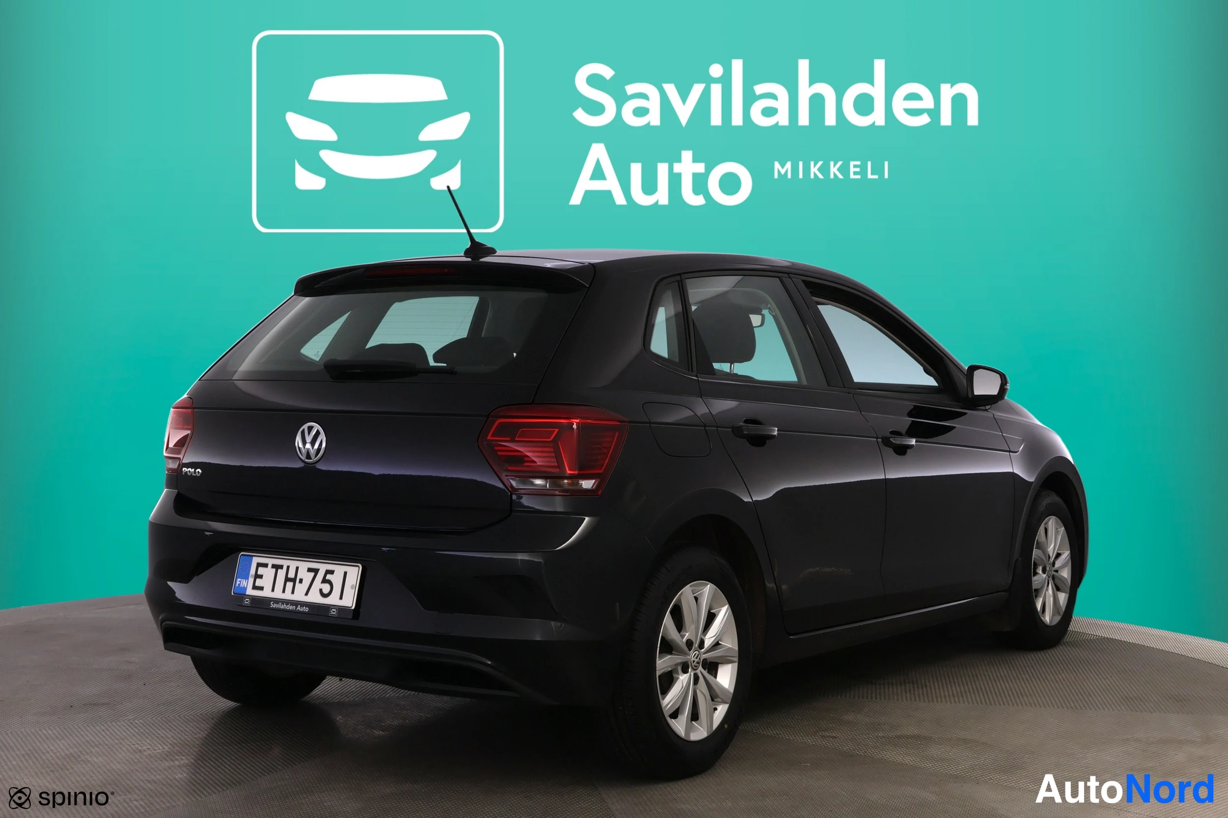 Musta Volkswagen Polo 2020, takaviisto, kuva 11