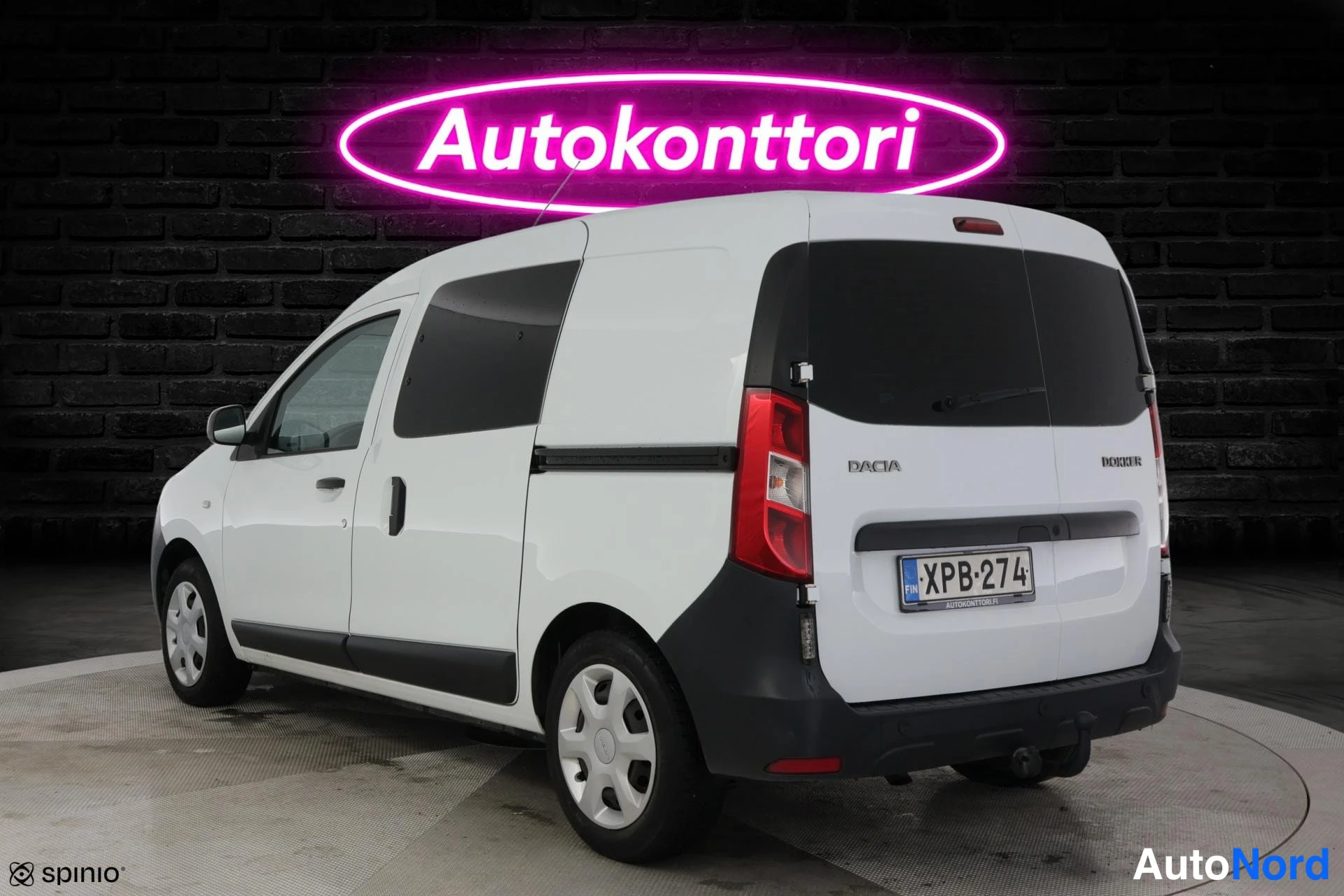 Valkoinen Dacia Dokker 2020, takaviisto, kuva 4