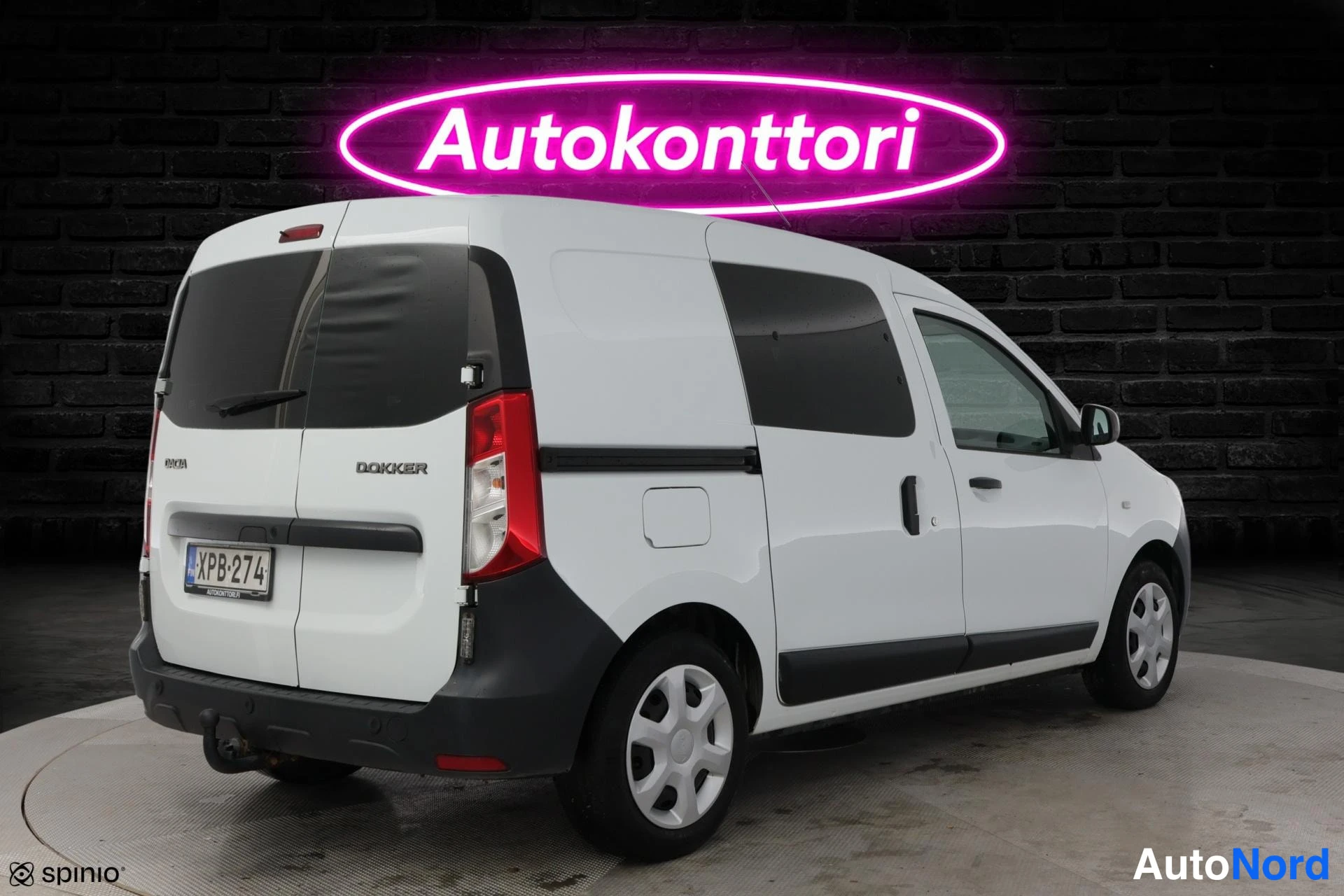 Valkoinen Dacia Dokker 2020, takaviisto, kuva 5