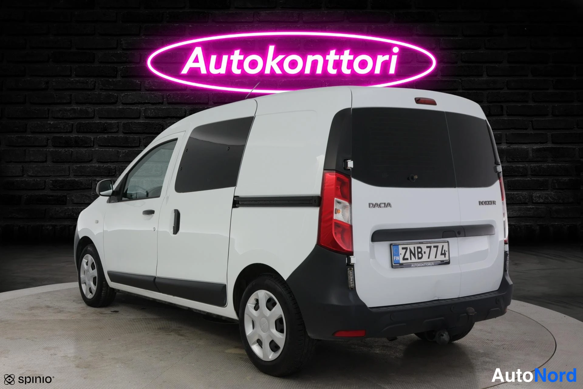 Valkoinen Dacia Dokker 2020, takaviisto, kuva 4