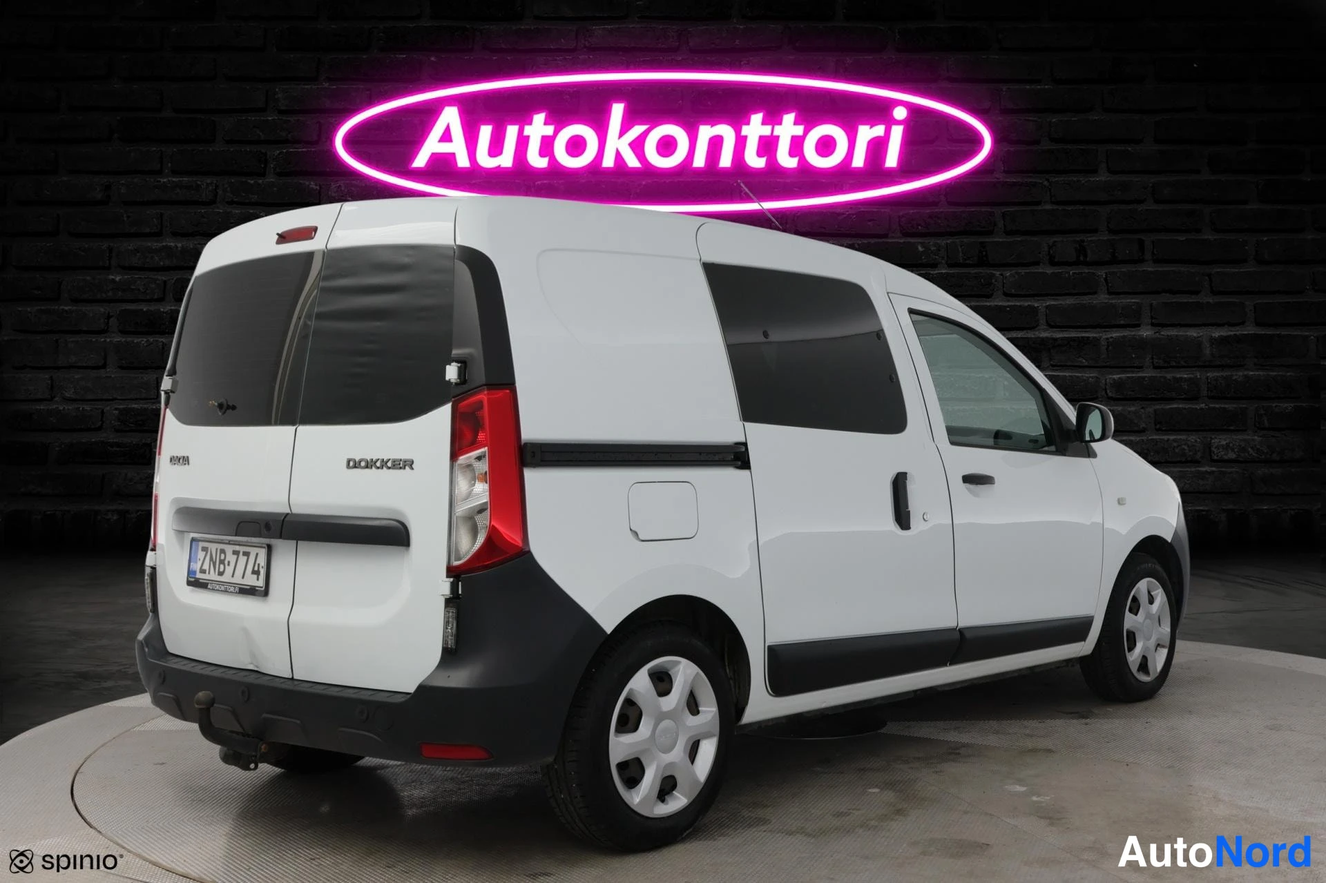 Valkoinen Dacia Dokker 2020, takaviisto, kuva 5