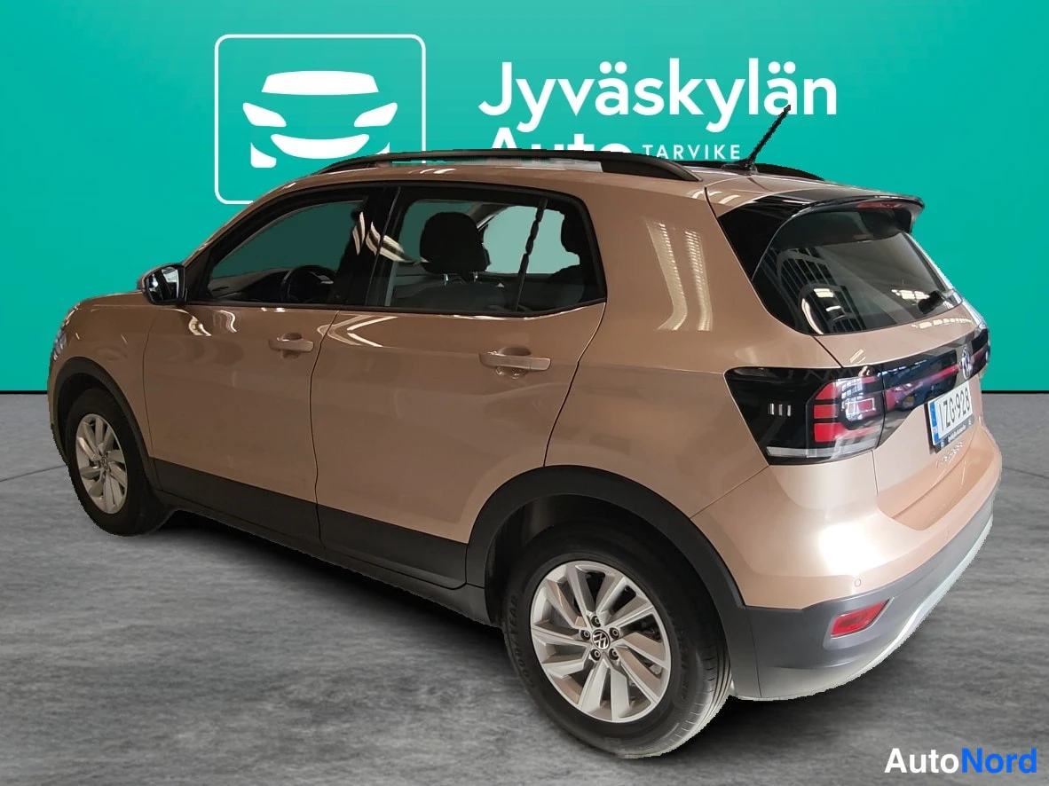 Copper Volkswagen T-Cross 2021, rear three-quarter, photo 4