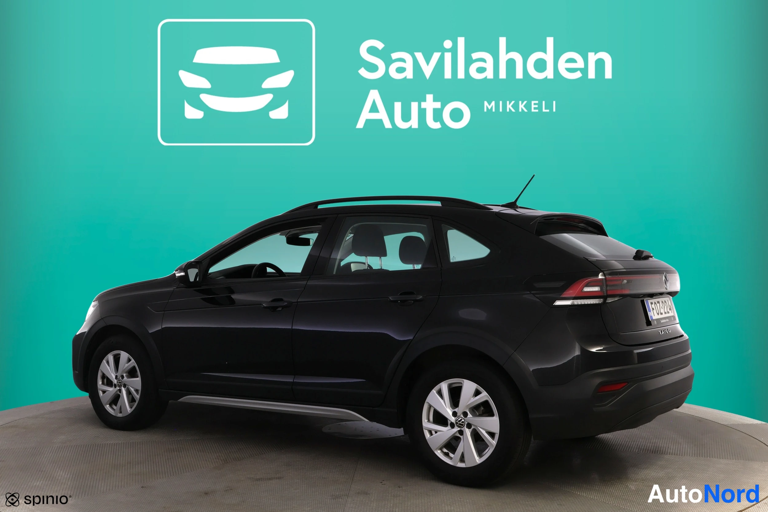 Musta Volkswagen Taigo 2021, takaviisto, kuva 8