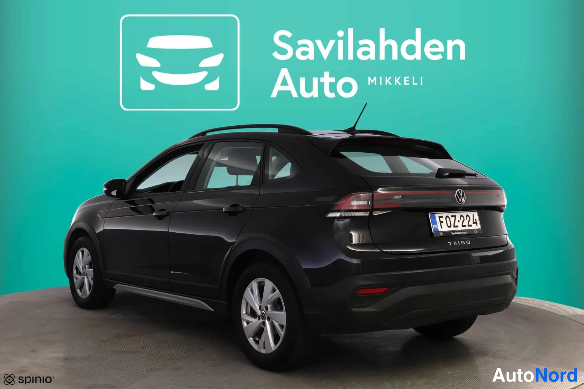 Musta Volkswagen Taigo 2021, takaviisto, kuva 9