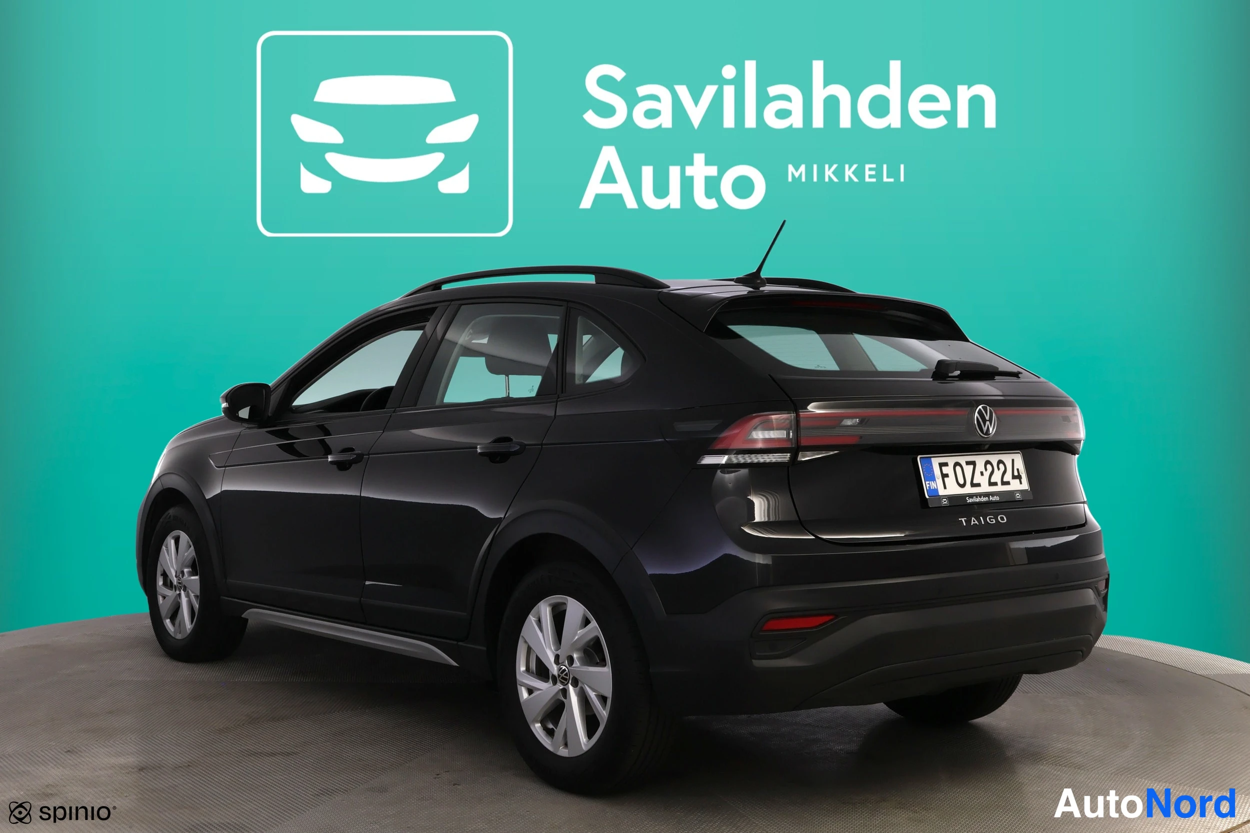 Musta Volkswagen Taigo 2021, takaviisto, kuva 10