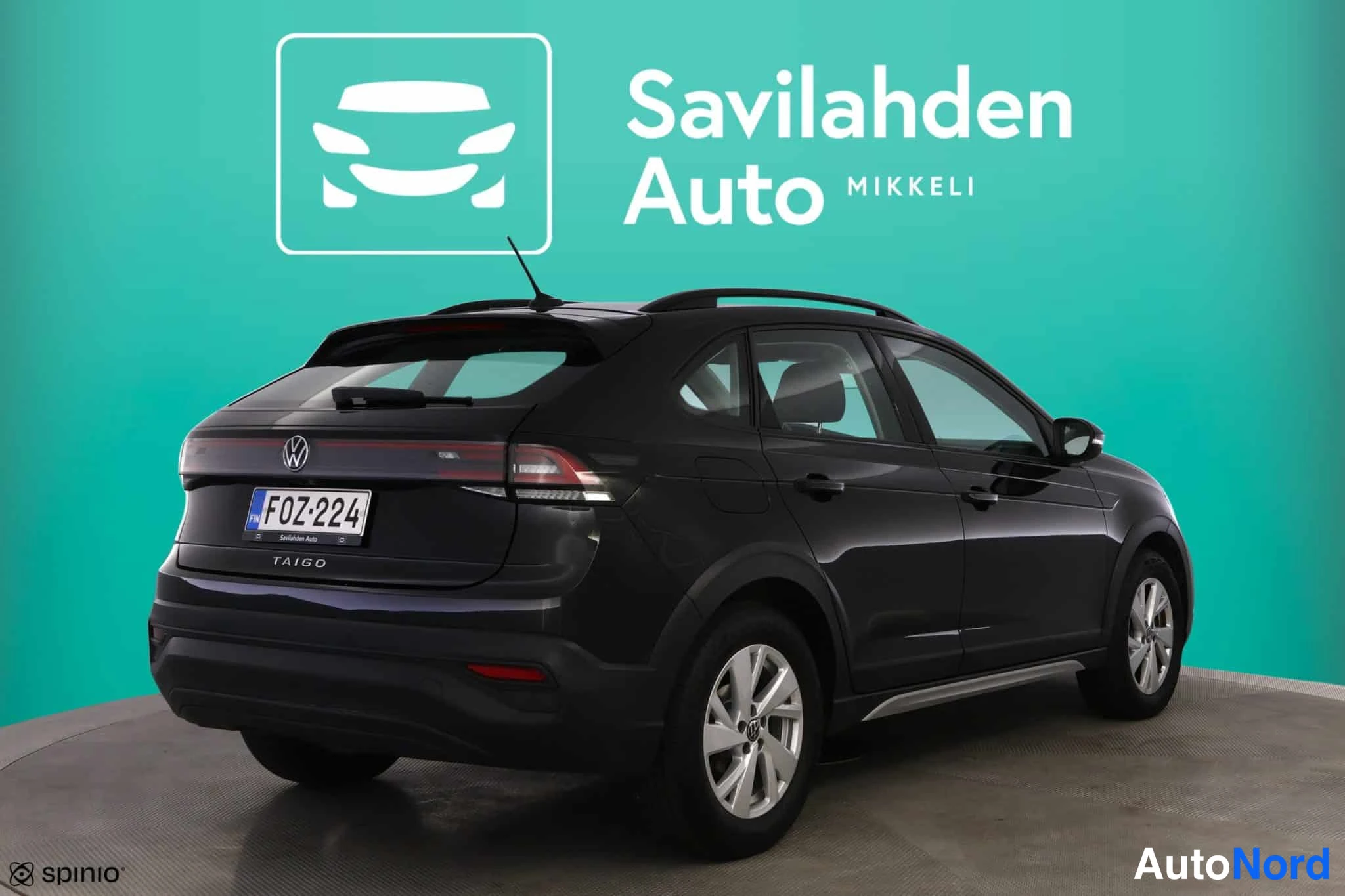 Musta Volkswagen Taigo 2021, takaviisto, kuva 11