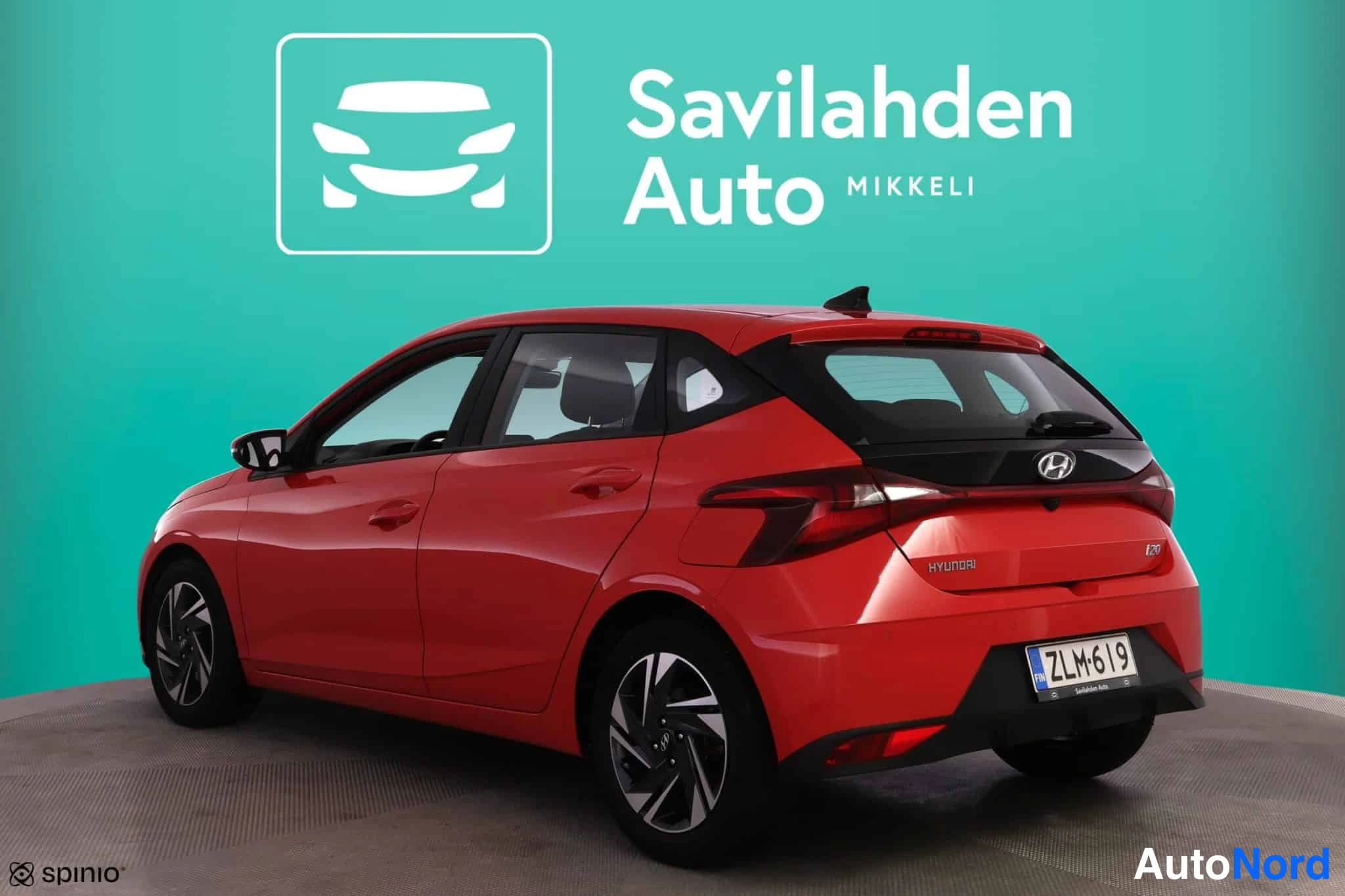 Punainen Hyundai i20 2021, takaviisto, kuva 9