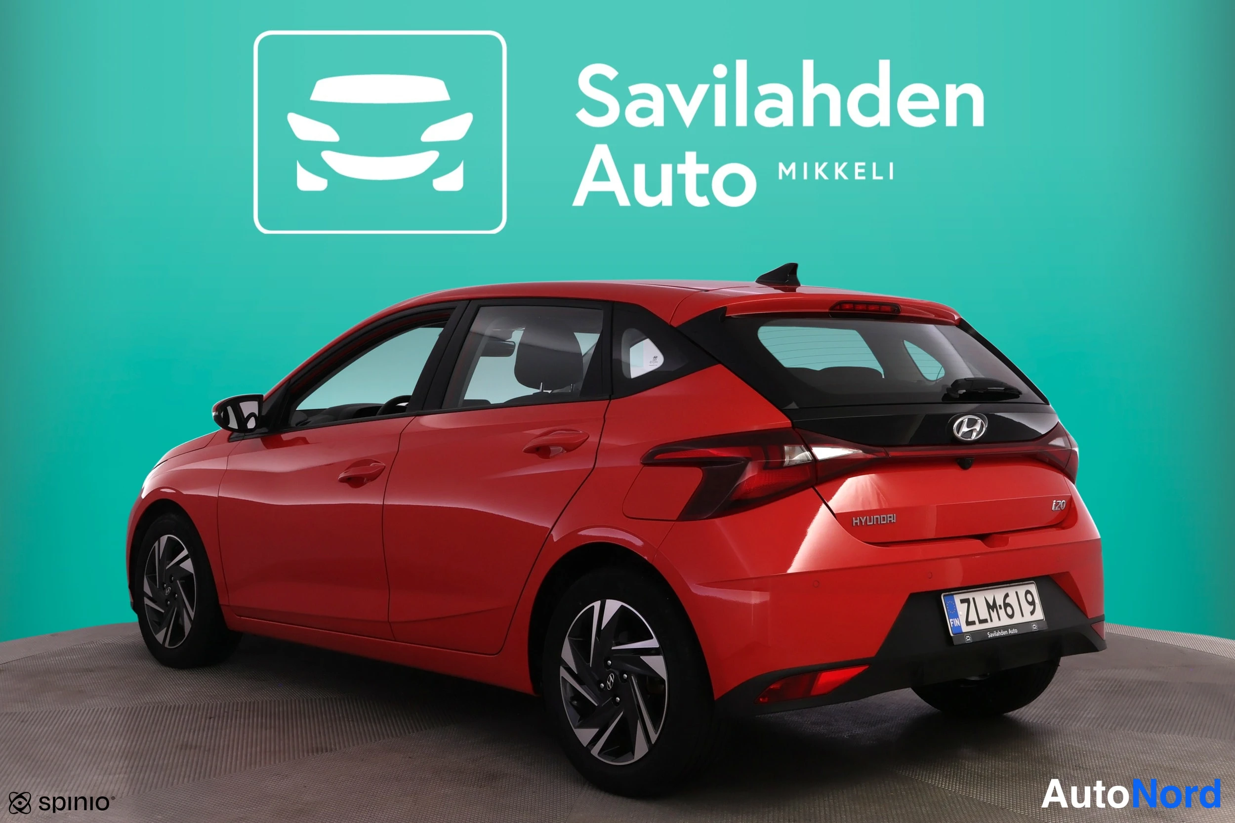Punainen Hyundai i20 2021, takaviisto, kuva 10