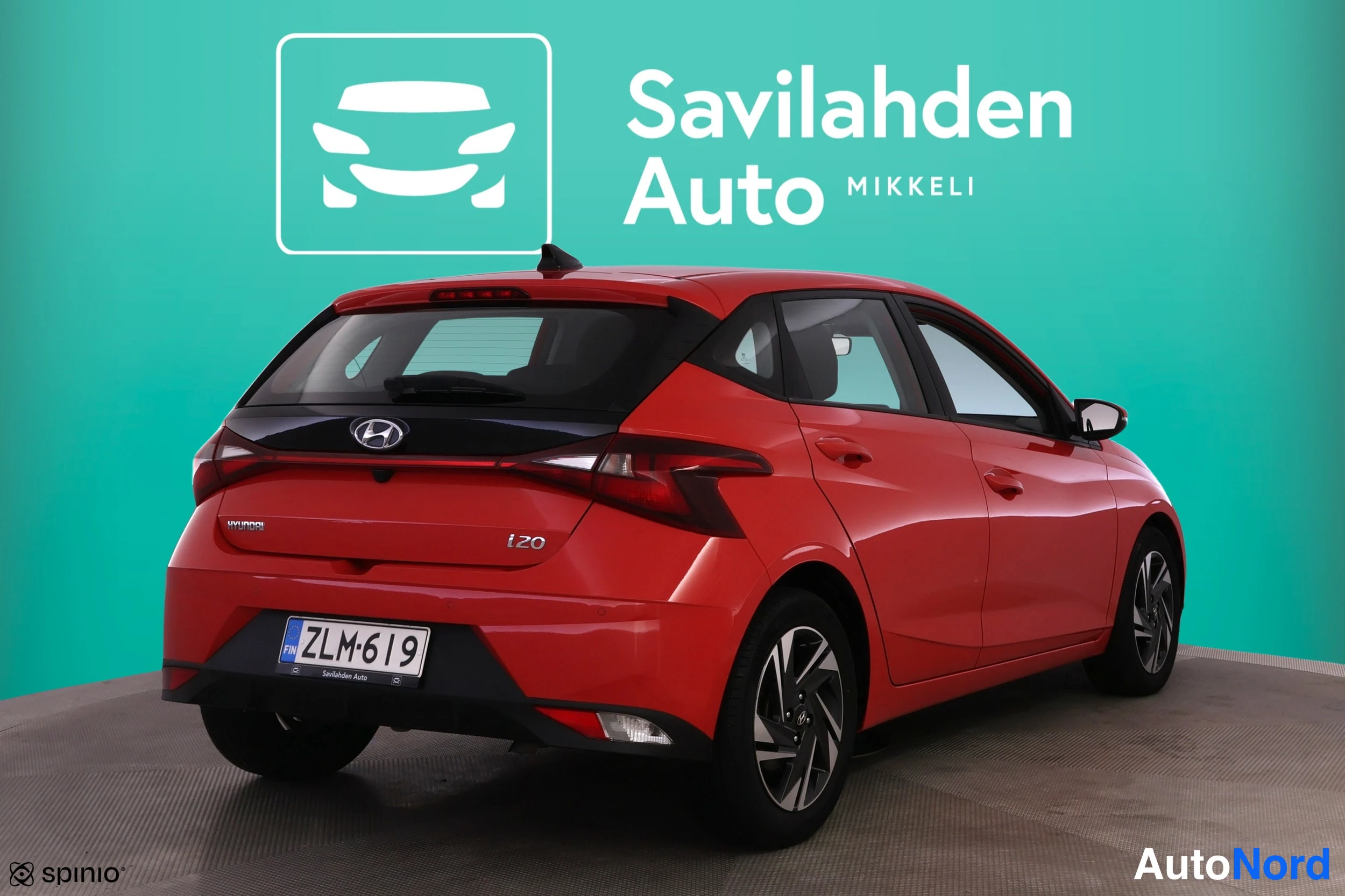 Punainen Hyundai i20 2021, takaviisto, kuva 11