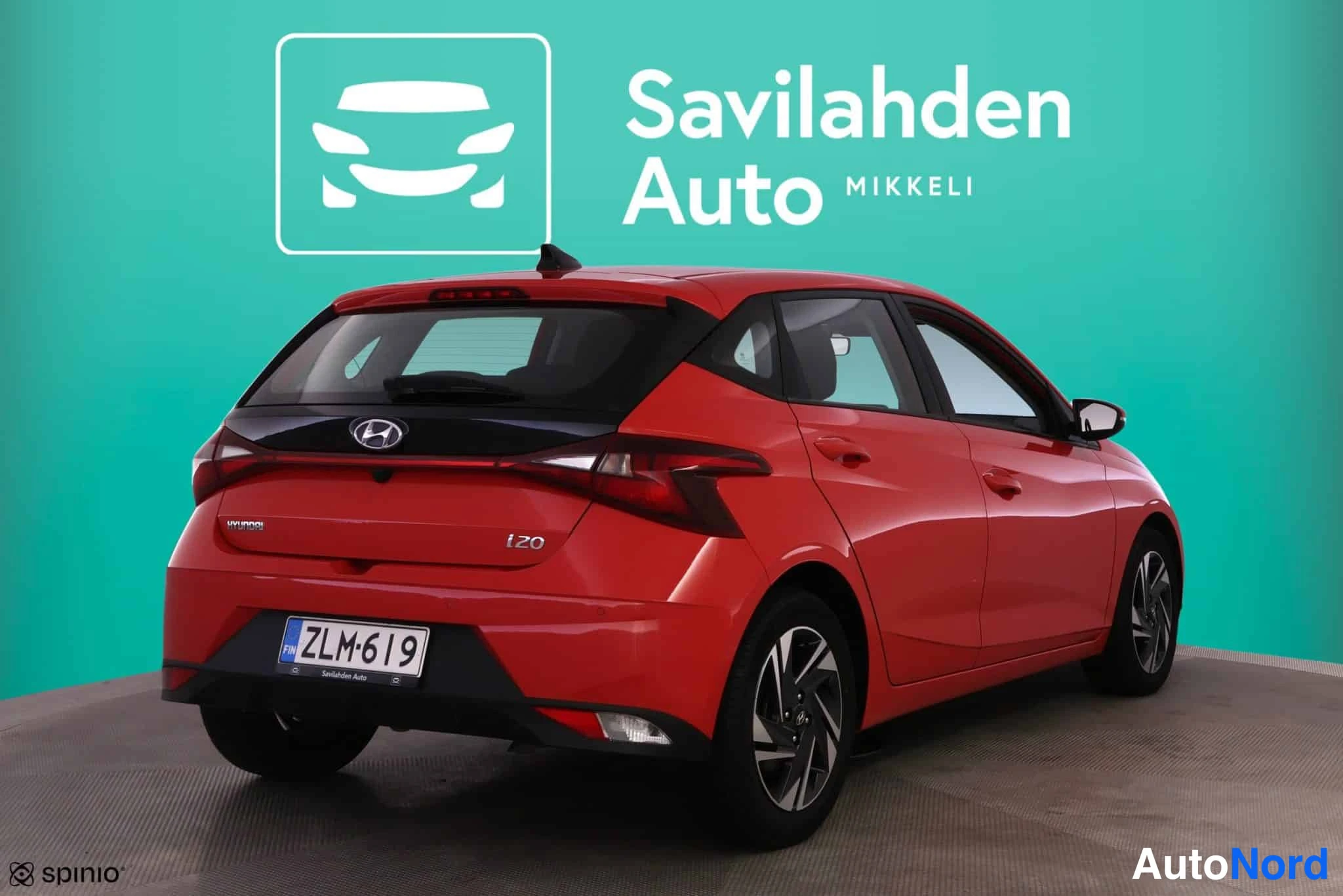 Punainen Hyundai i20 2021, takaviisto, kuva 12