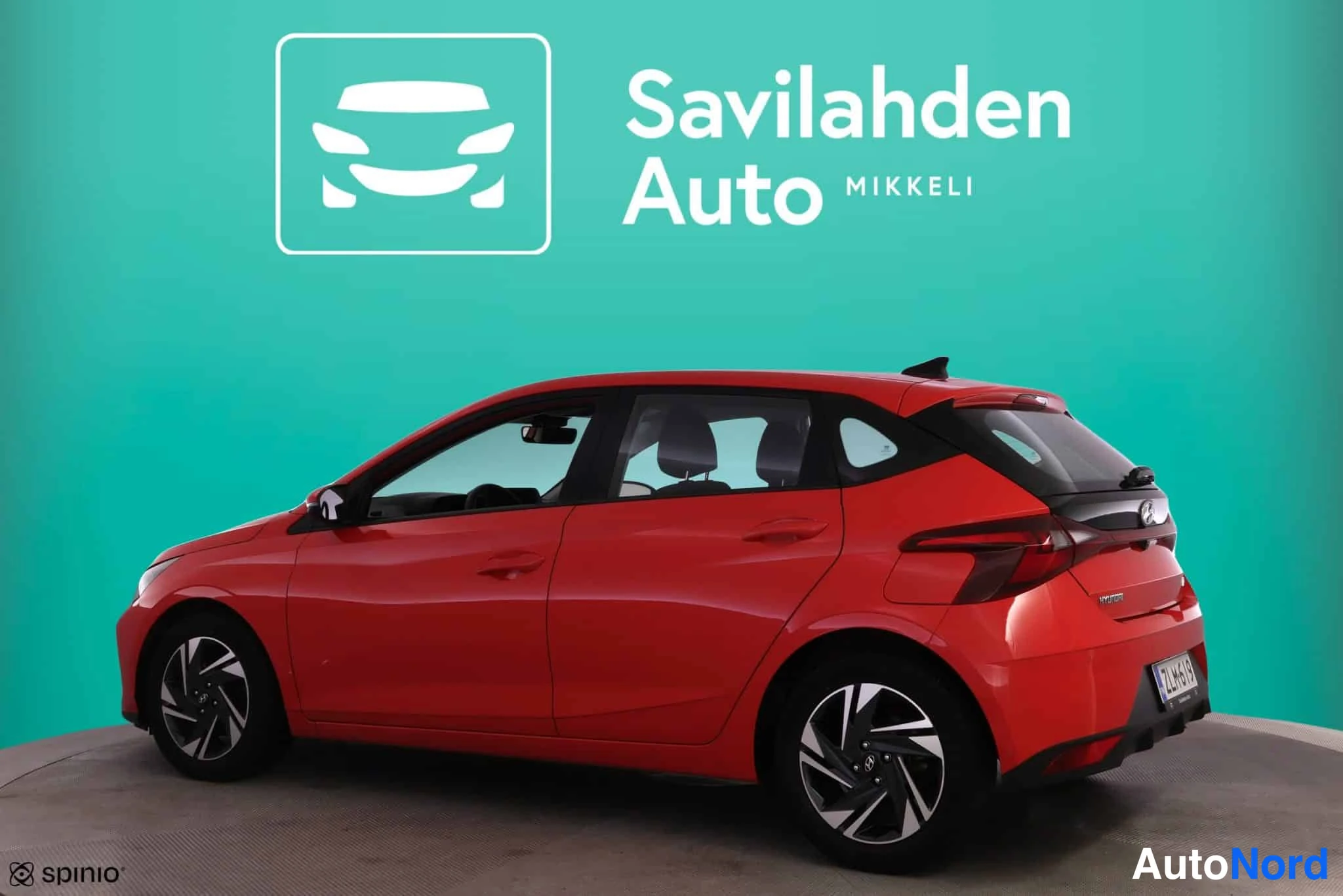 Punainen Hyundai i20 2021, takaviisto, kuva 7