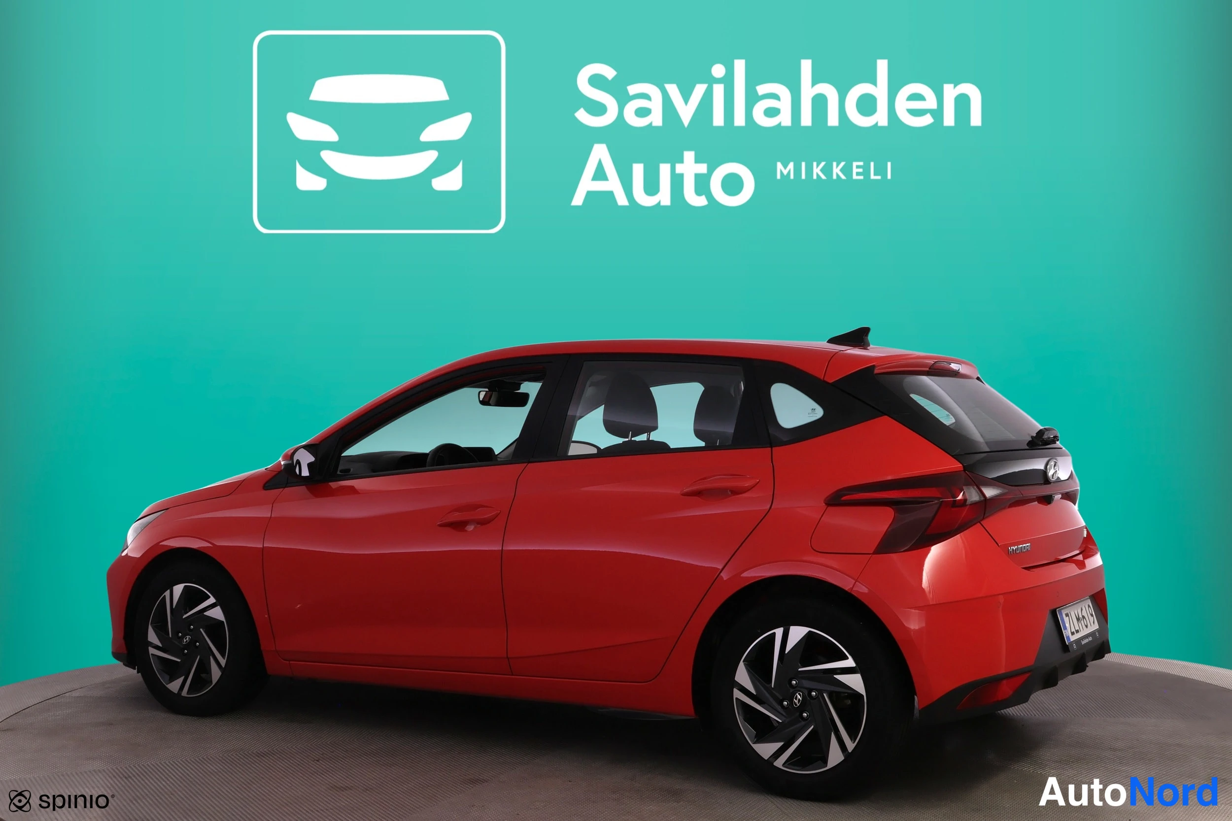Punainen Hyundai i20 2021, takaviisto, kuva 8