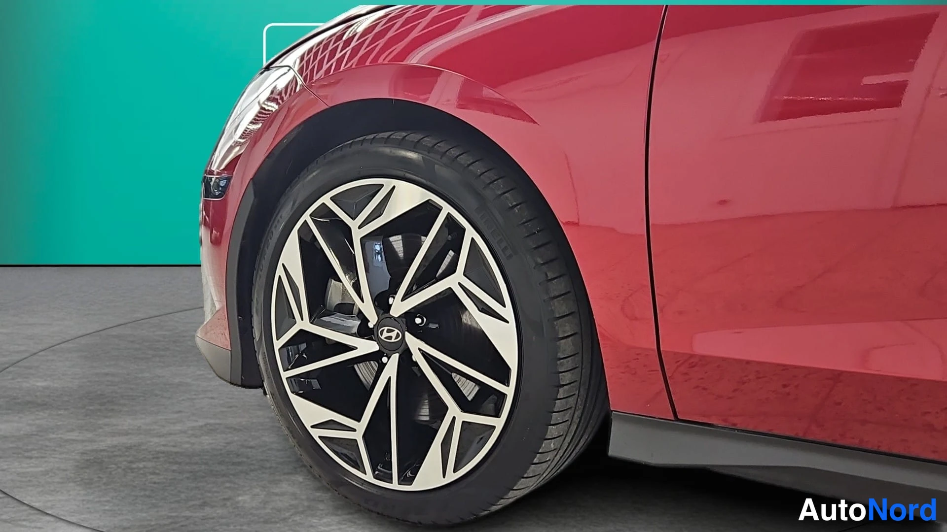 Punainen Hyundai IONIQ 6 2024, yksityiskohta, kuva 16
