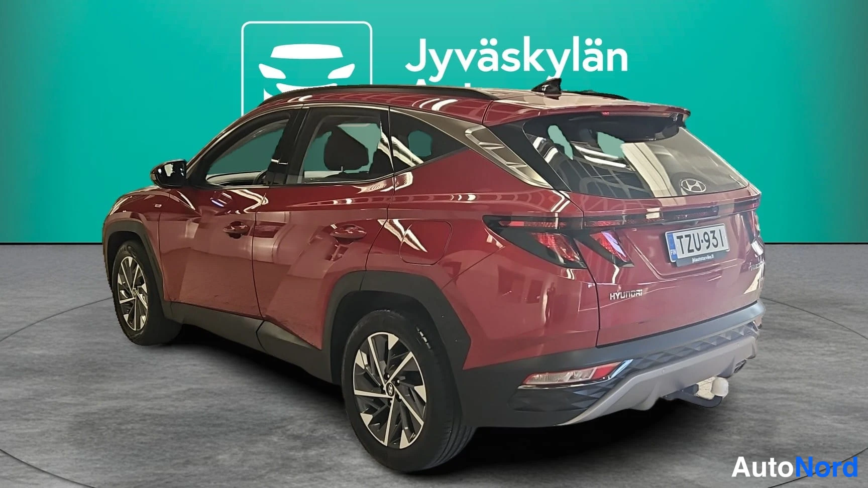 Punainen Hyundai Tucson 2021, takaviisto, kuva 5