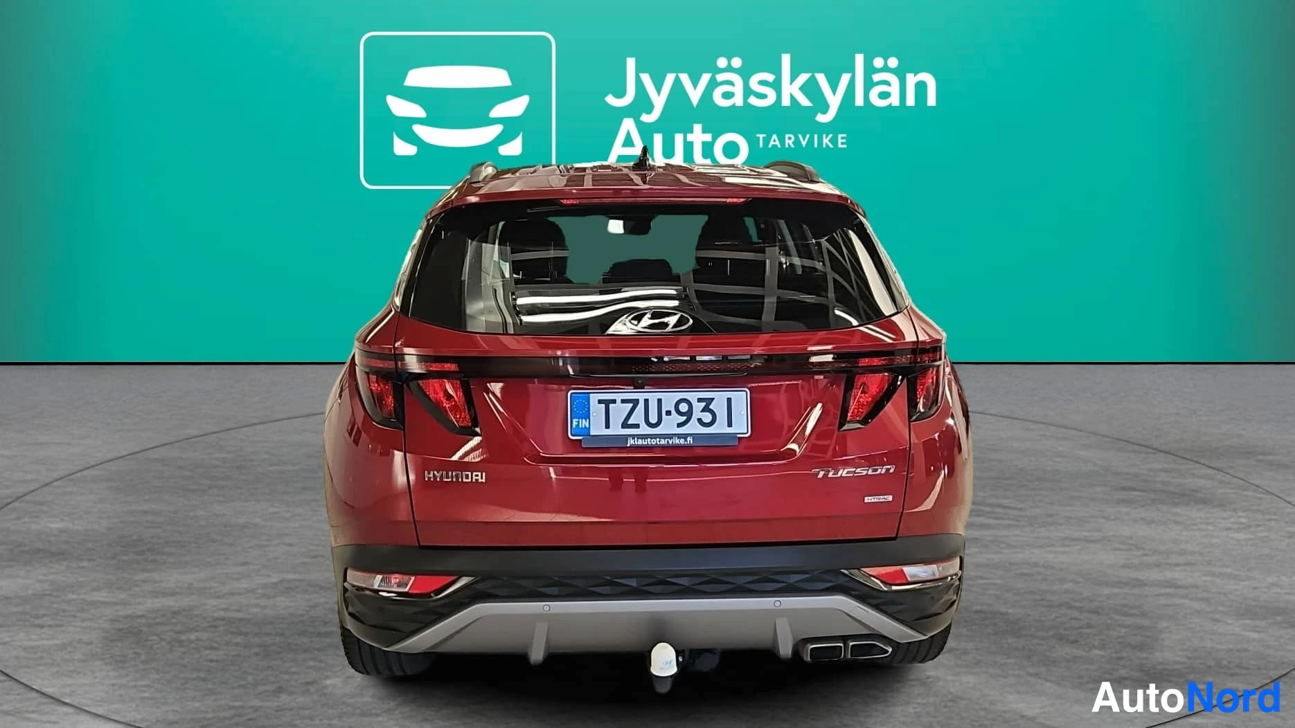 Punainen Hyundai Tucson 2021, takaa, kuva 6