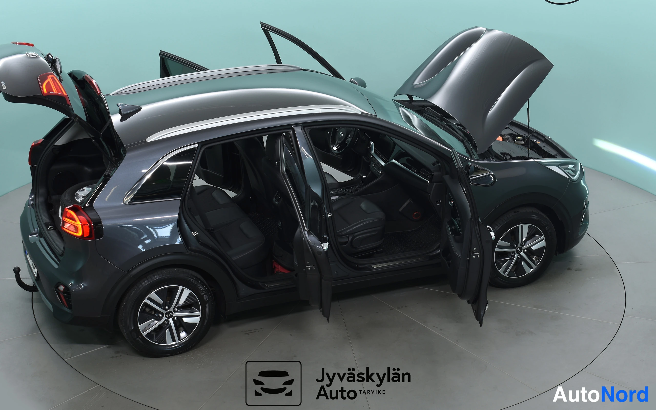 Harmaa Kia Niro 2021, takaviisto, kuva 14