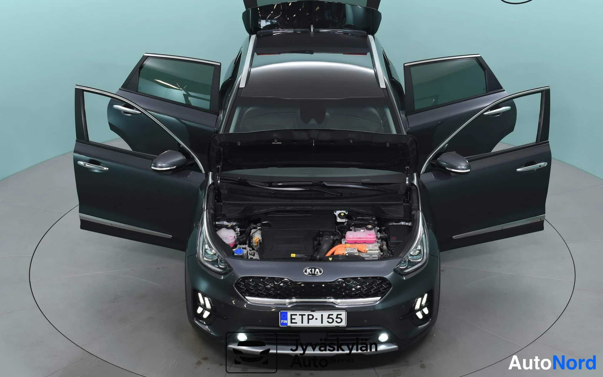 Harmaa Kia Niro 2021, moottoritila, kuva 32