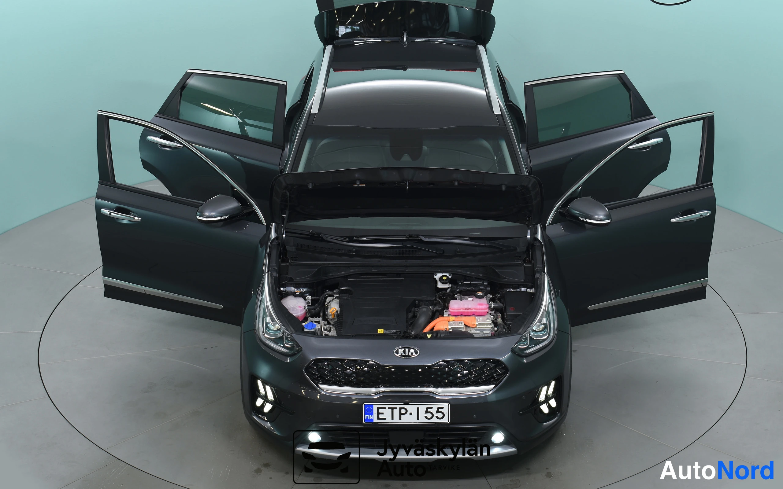 Harmaa Kia Niro 2021, moottoritila, kuva 33
