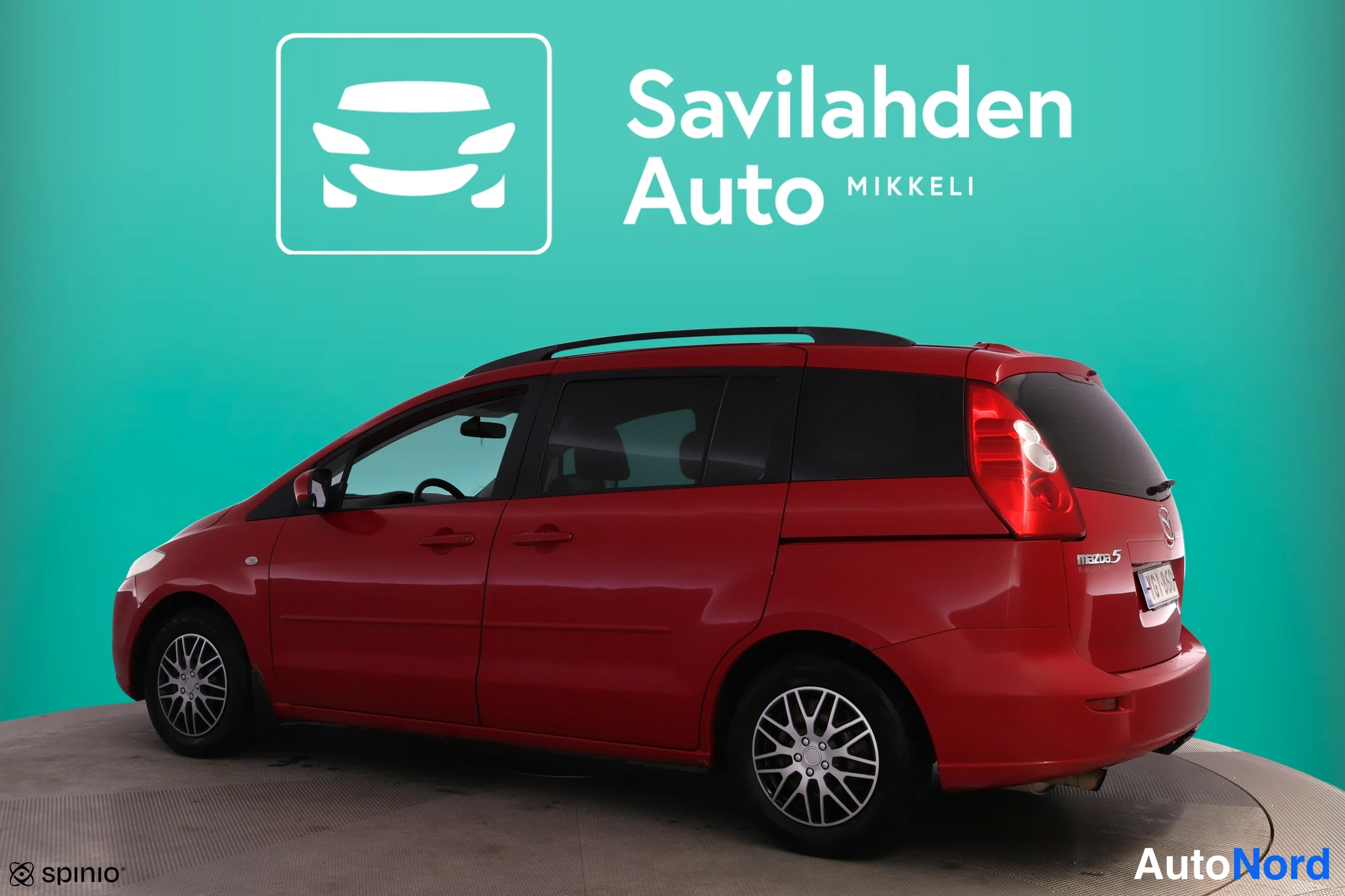 Punainen Mazda Mazda5 2008, takaviisto, kuva 7