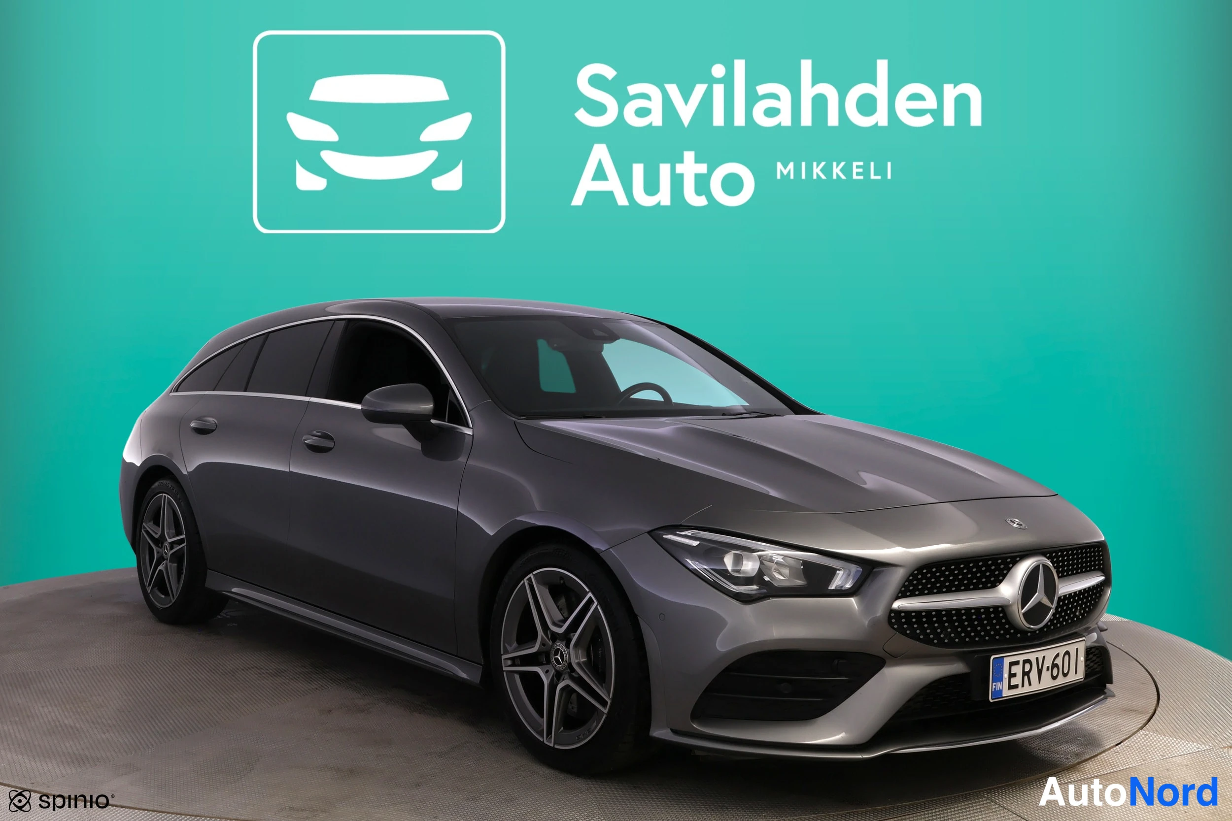 Harmaa Mercedes-Benz CLA 2020, etuviisto, keula oikealle, kuva 6