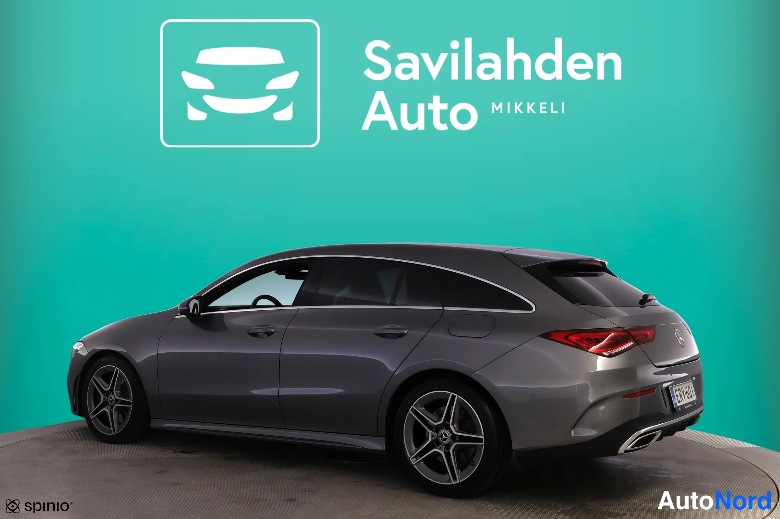 Harmaa Mercedes-Benz CLA 2020, takaviisto, kuva 7