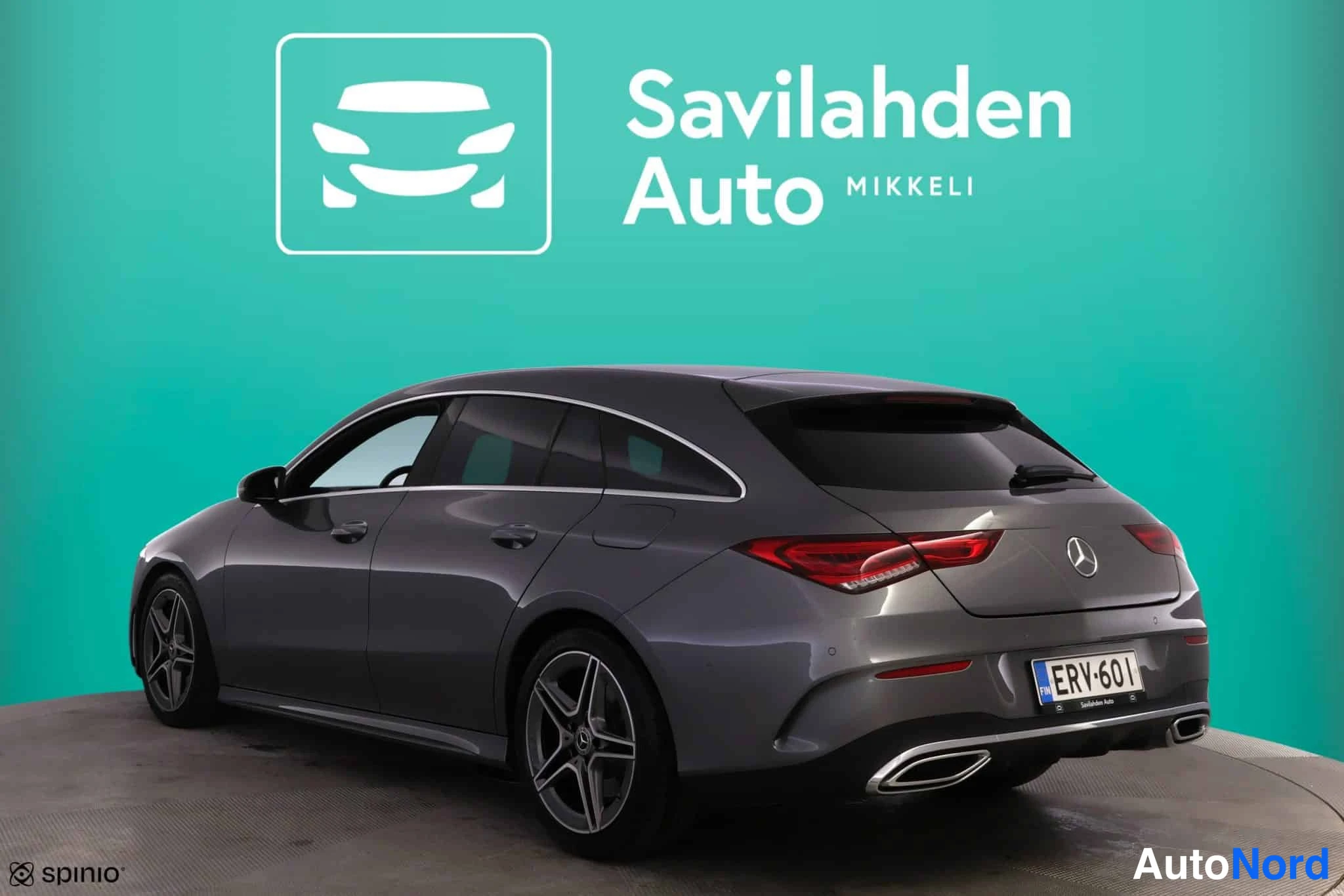Harmaa Mercedes-Benz CLA 2020, takaviisto, kuva 10