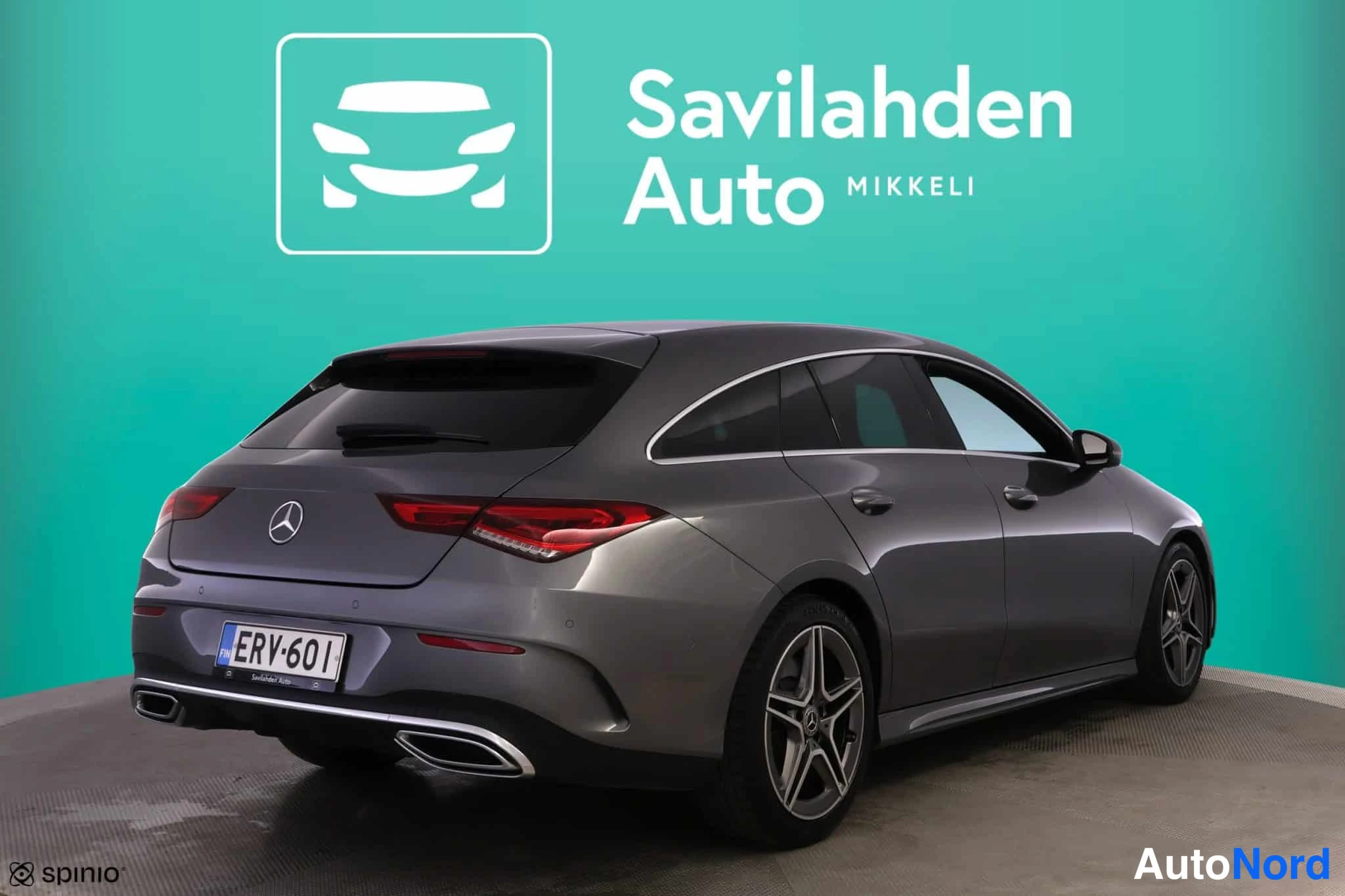 Harmaa Mercedes-Benz CLA 2020, takaviisto, kuva 12