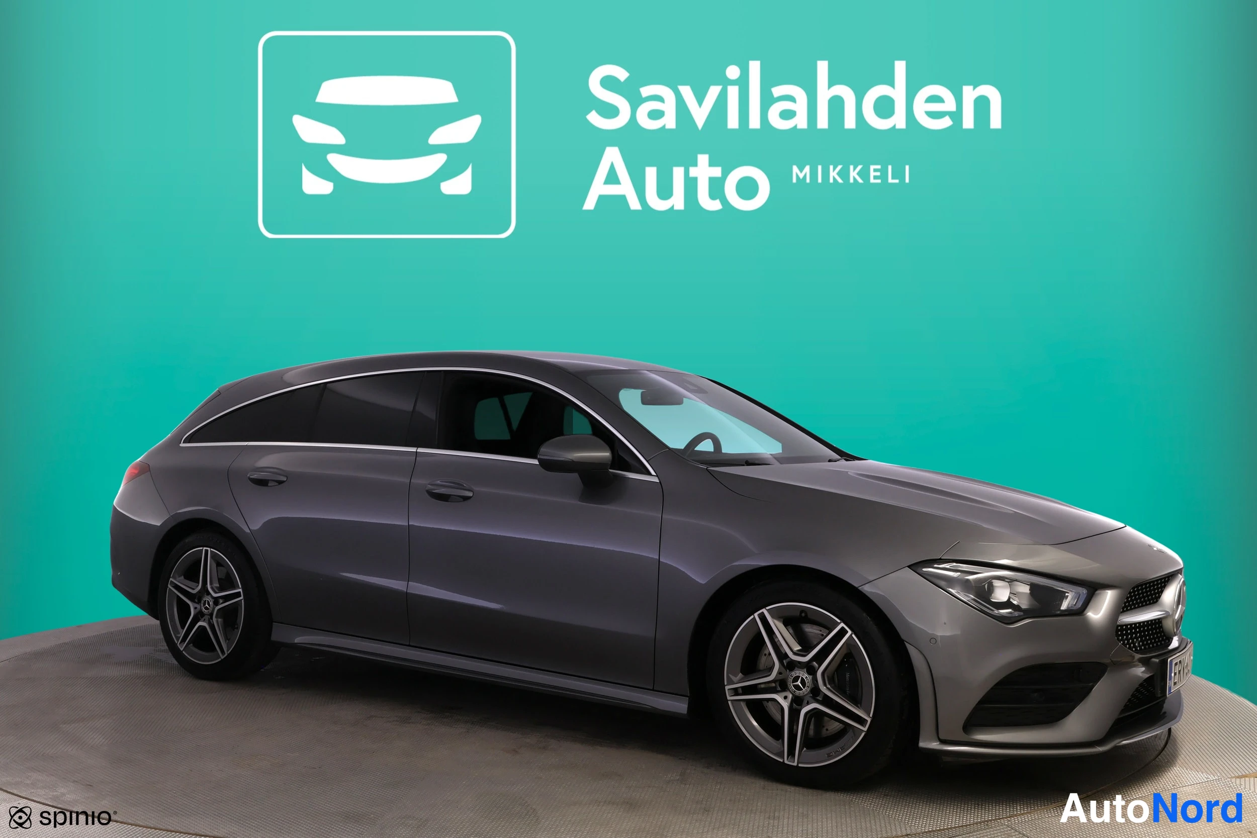 Harmaa Mercedes-Benz CLA 2020, etuviisto, keula oikealle, kuva 4