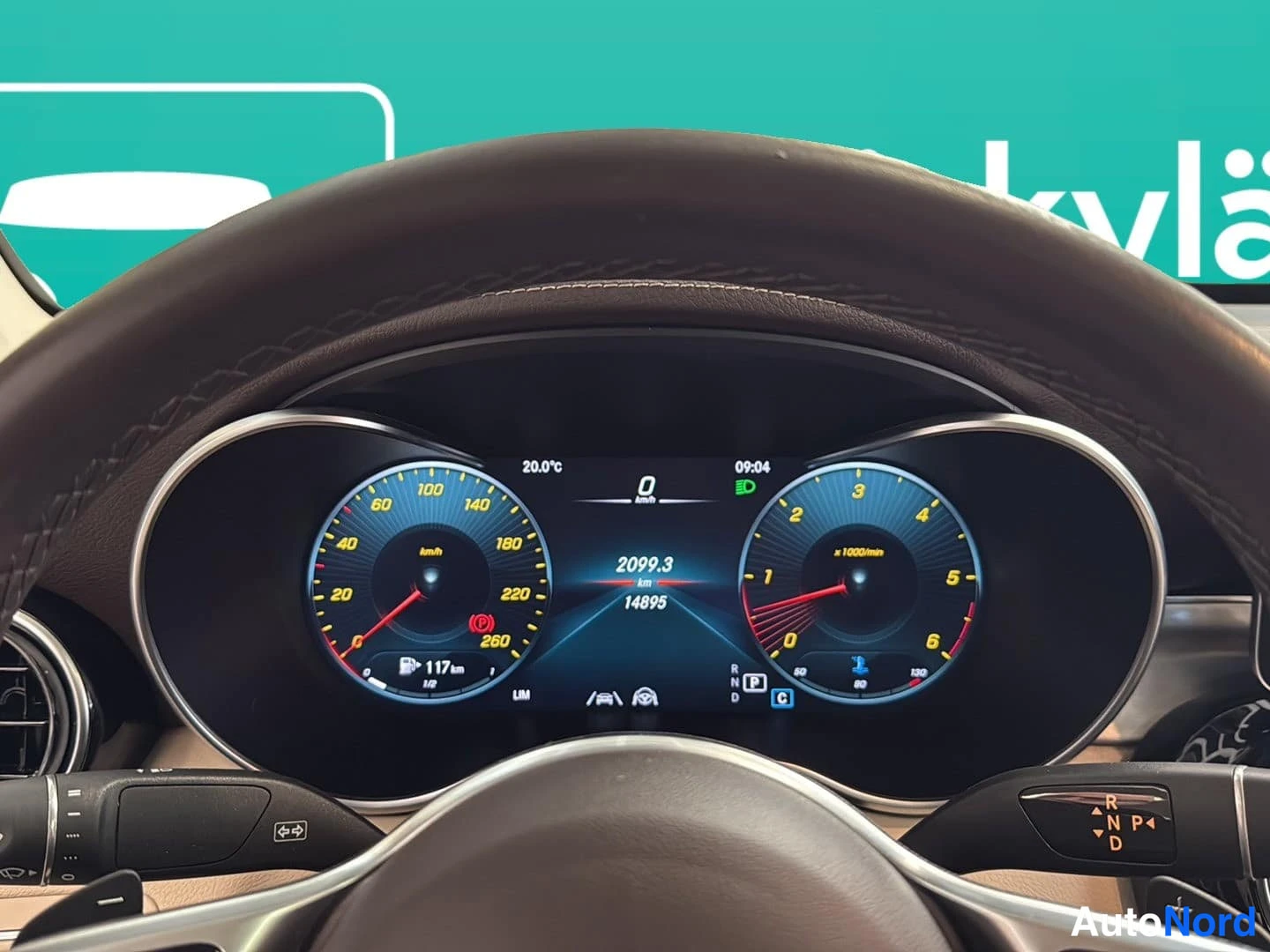 Sininen Mercedes-Benz GLC 2022, yksityiskohta, kuva 22