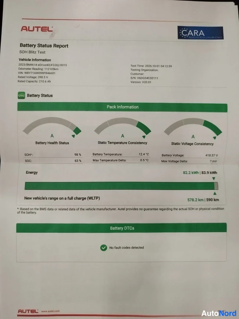 Valkoinen BMW i4 eDrive40 2024, asiakirja, kuva 27