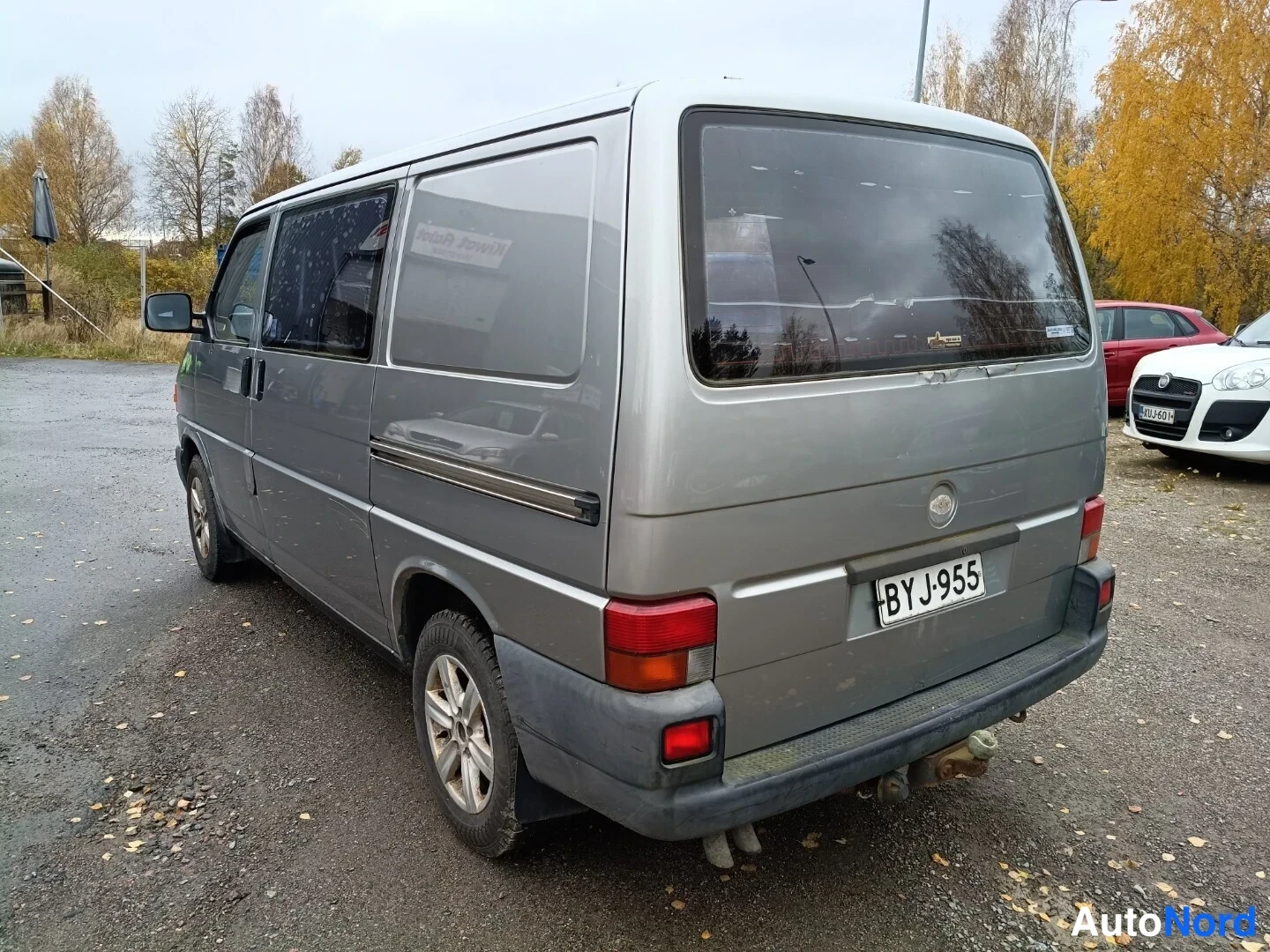 Harmaa Volkswagen Transporter 2000, takaviisto, kuva 5