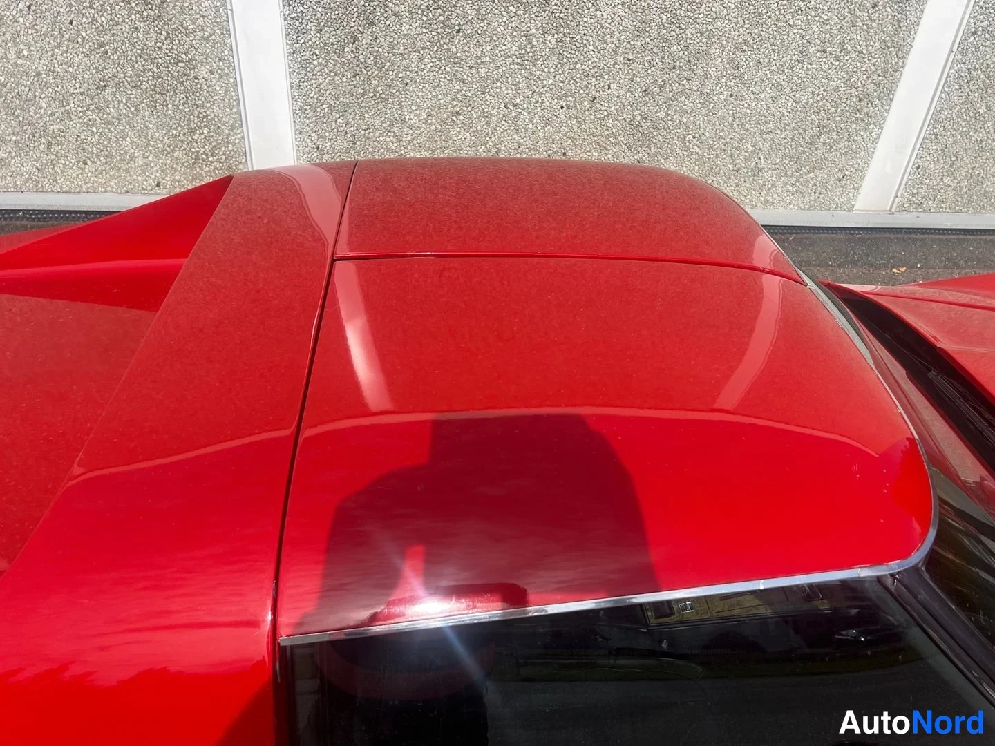 Röd Chevrolet Corvette STINGRAY 1977, detalj, bild 16