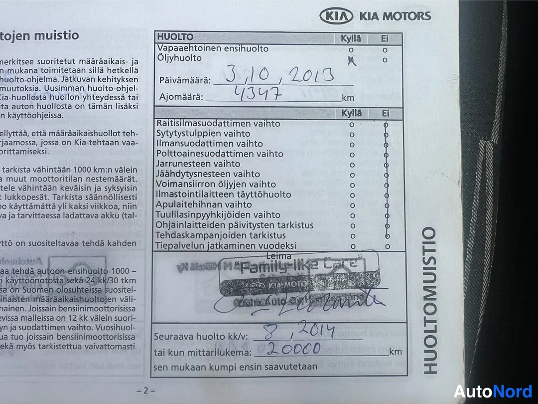 Röd Kia Venga 2013, dokument, bild 20