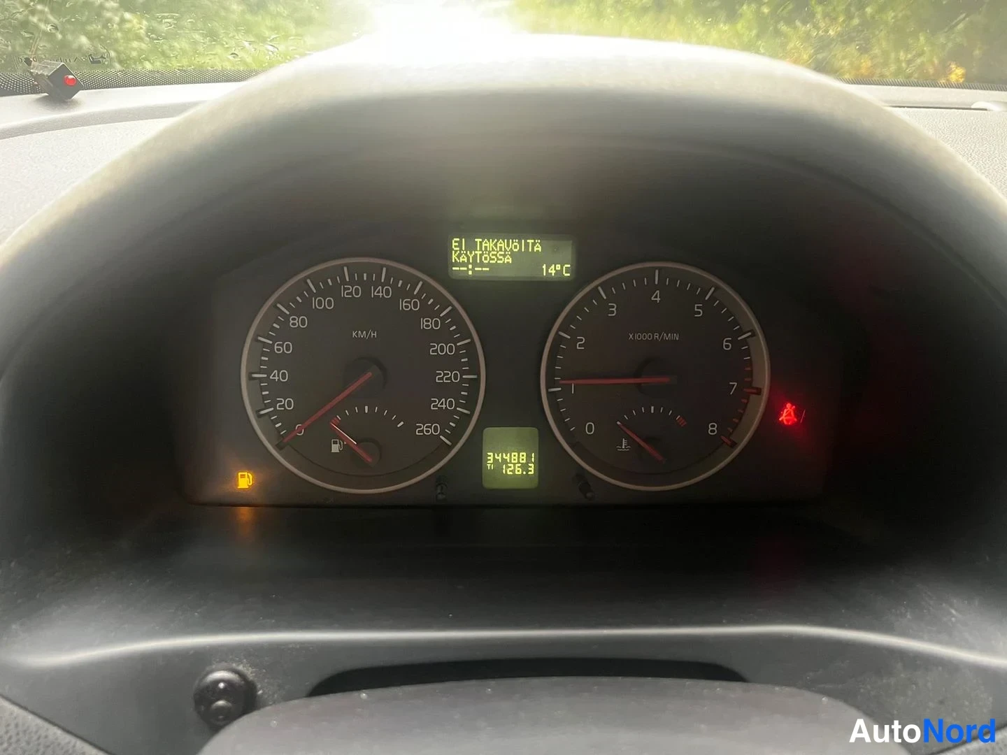 Blå Volvo V50 2004, detalj, bild 22
