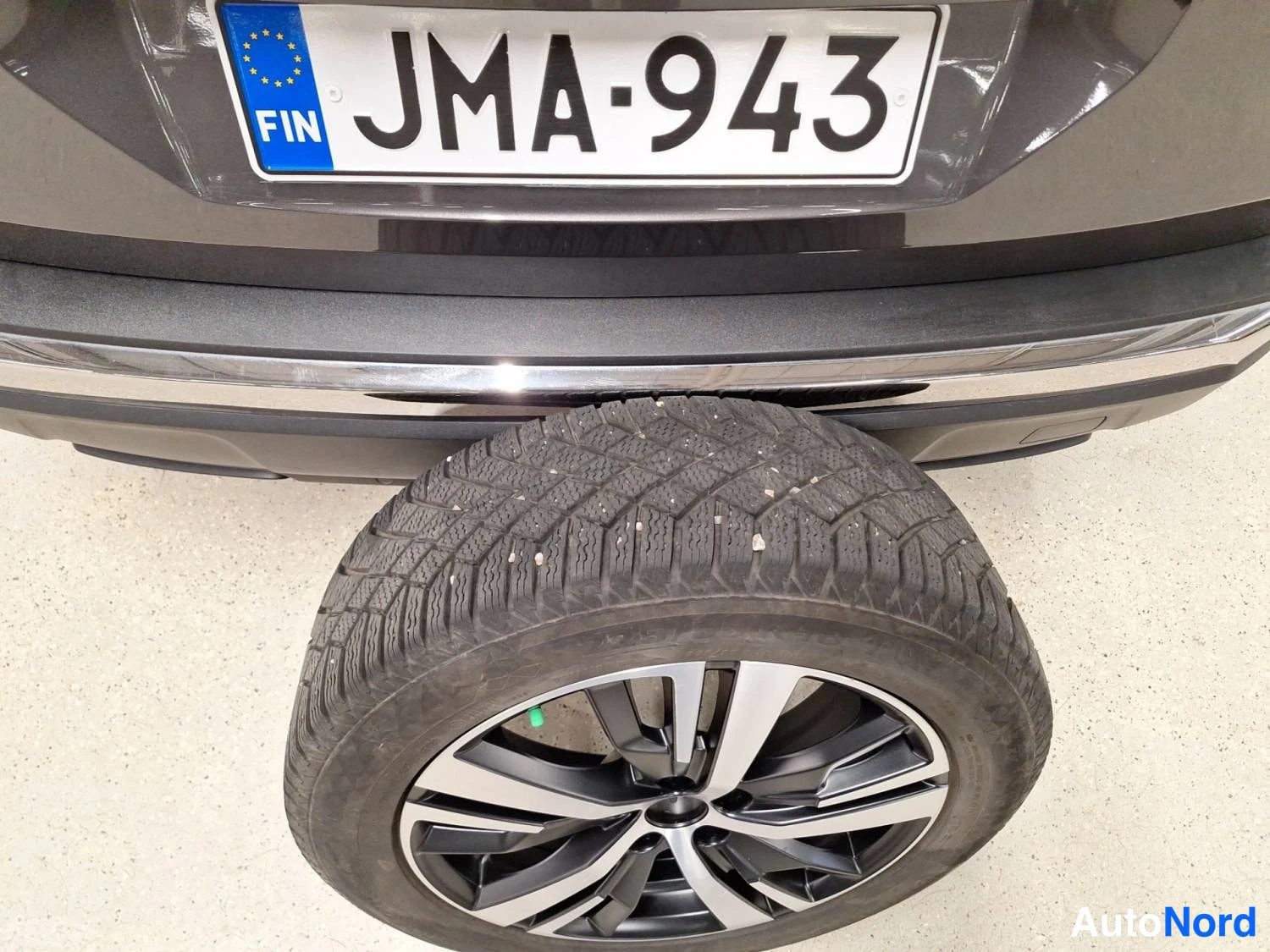 Grå Peugeot 3008 2021, detalj, bild 18