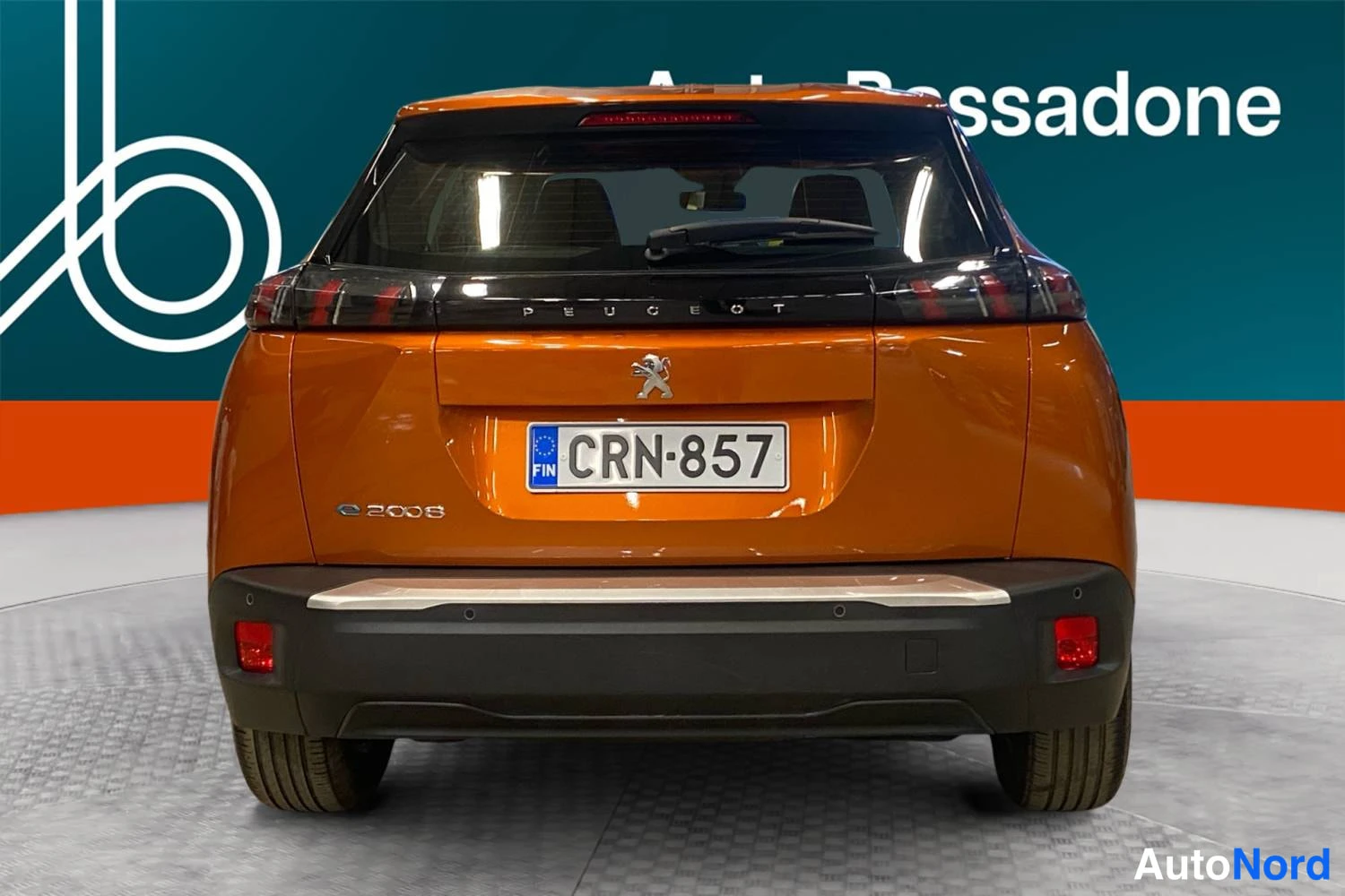 Oranssi Peugeot E-2008 2023, takaa, kuva 8