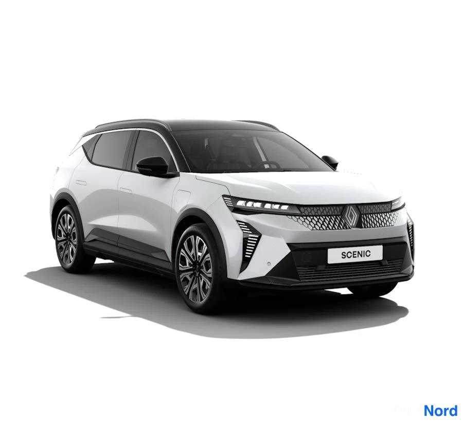 Renault Scenic E-Tech electric 2026, etuviisto, keula oikealle, kuva 6