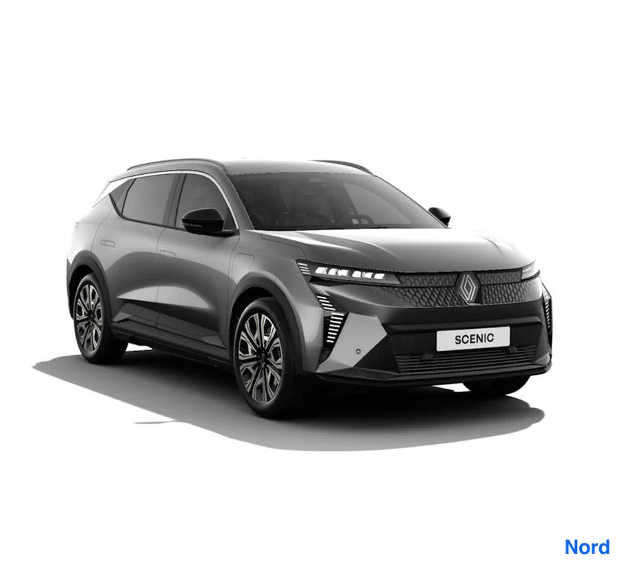 Renault Scenic E-Tech electric 2026, etuviisto, keula oikealle, kuva 9