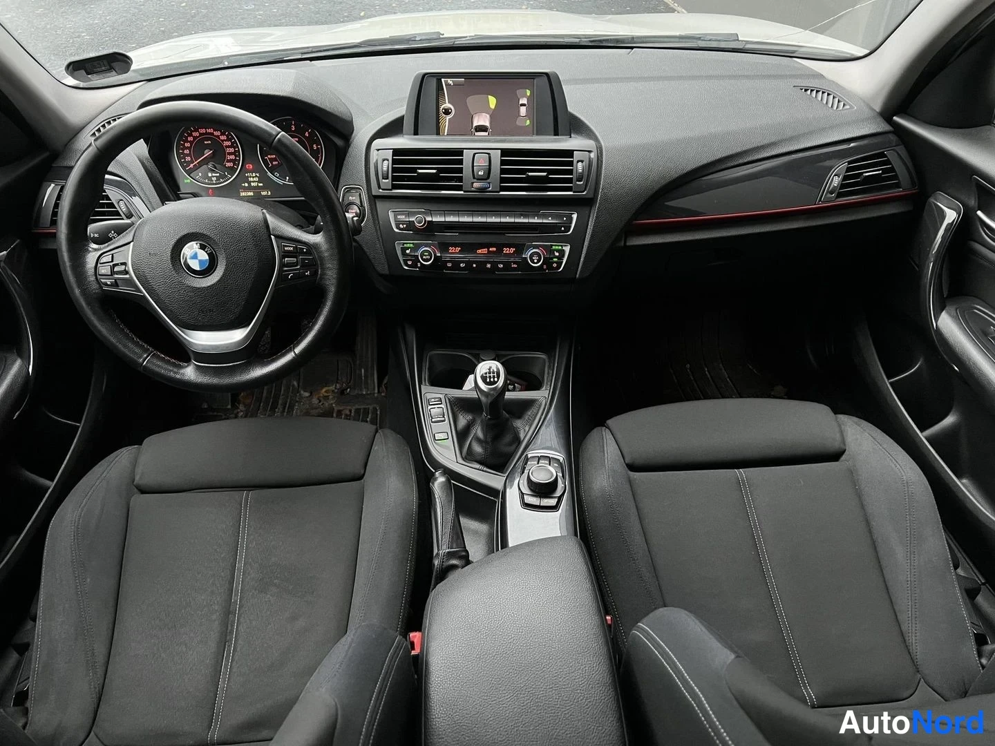 White BMW 116d 2013, cockpit, photo 6